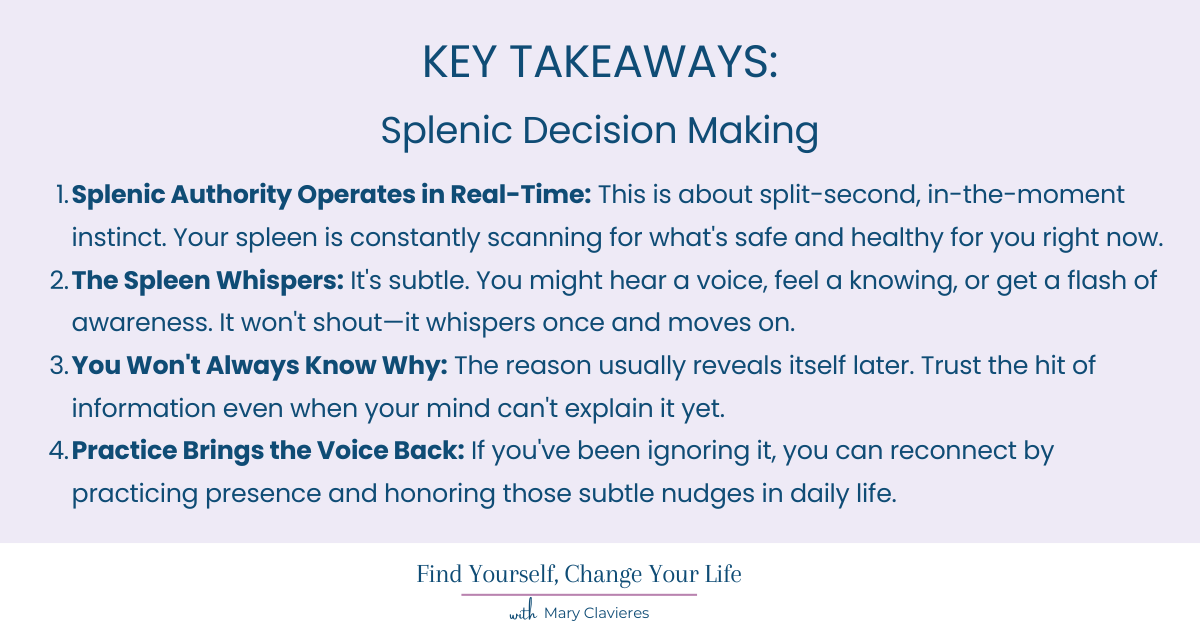 key takeaways about real time decision making