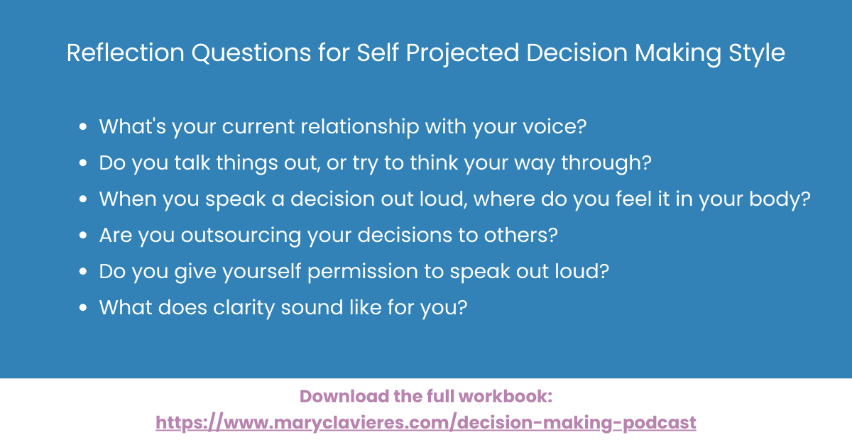 how to make sound decisions reflection questions