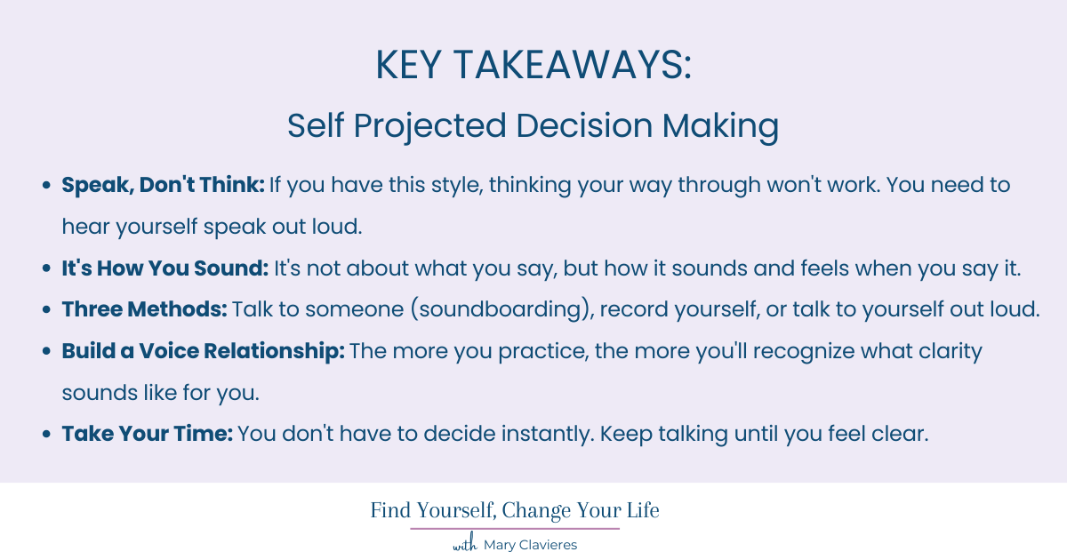 how to make sound decisions key takeaways