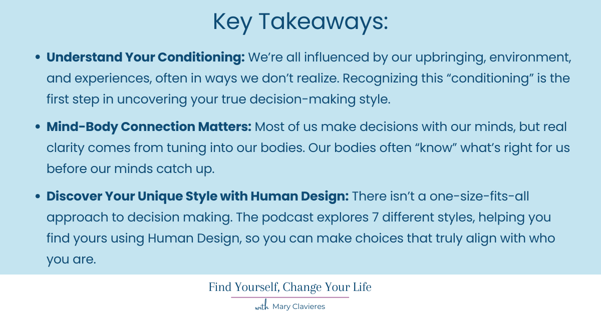 Certainty in Decision Making key takeaways