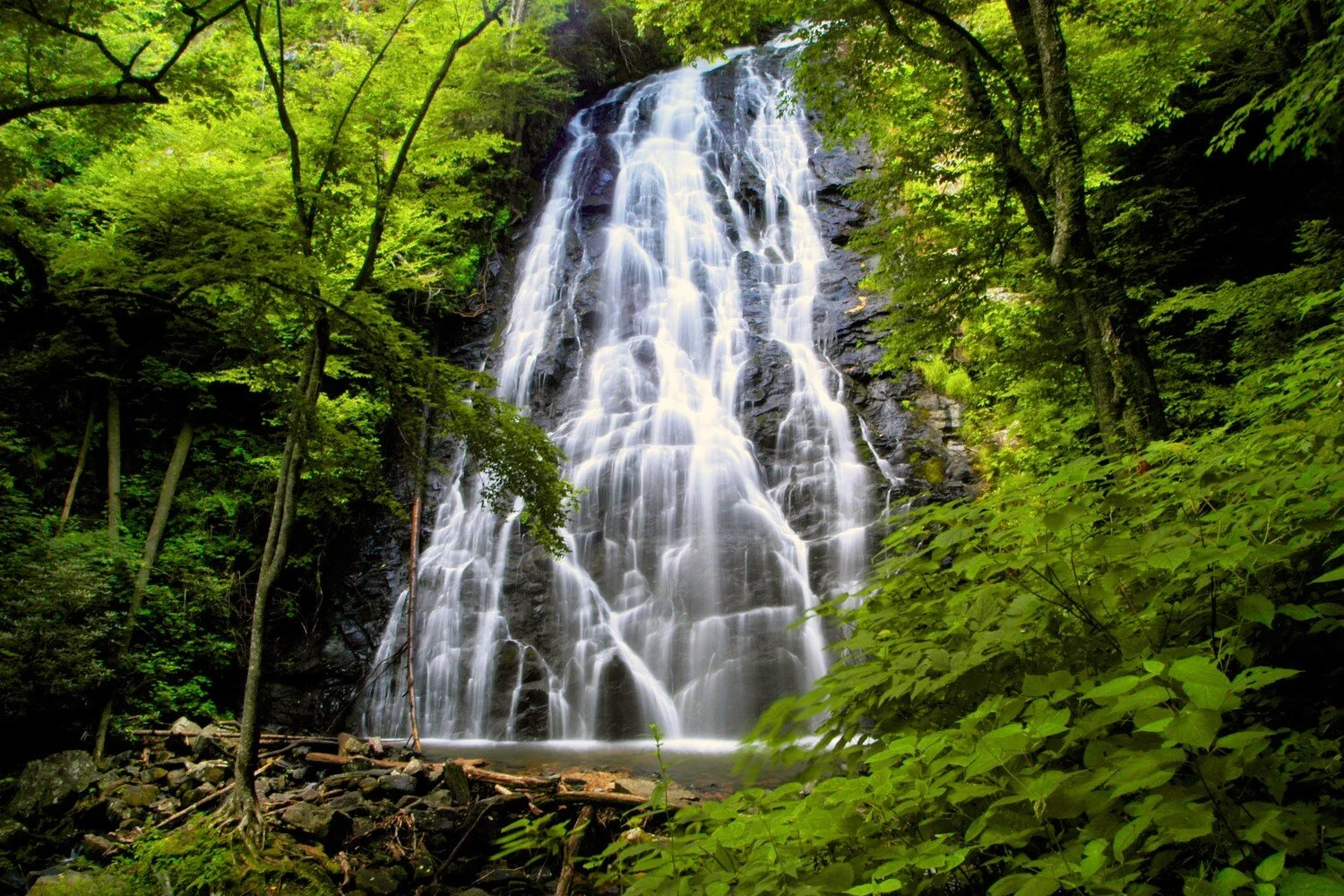 Visit the Best Asheville Waterfalls near The Horse Shoe Farm