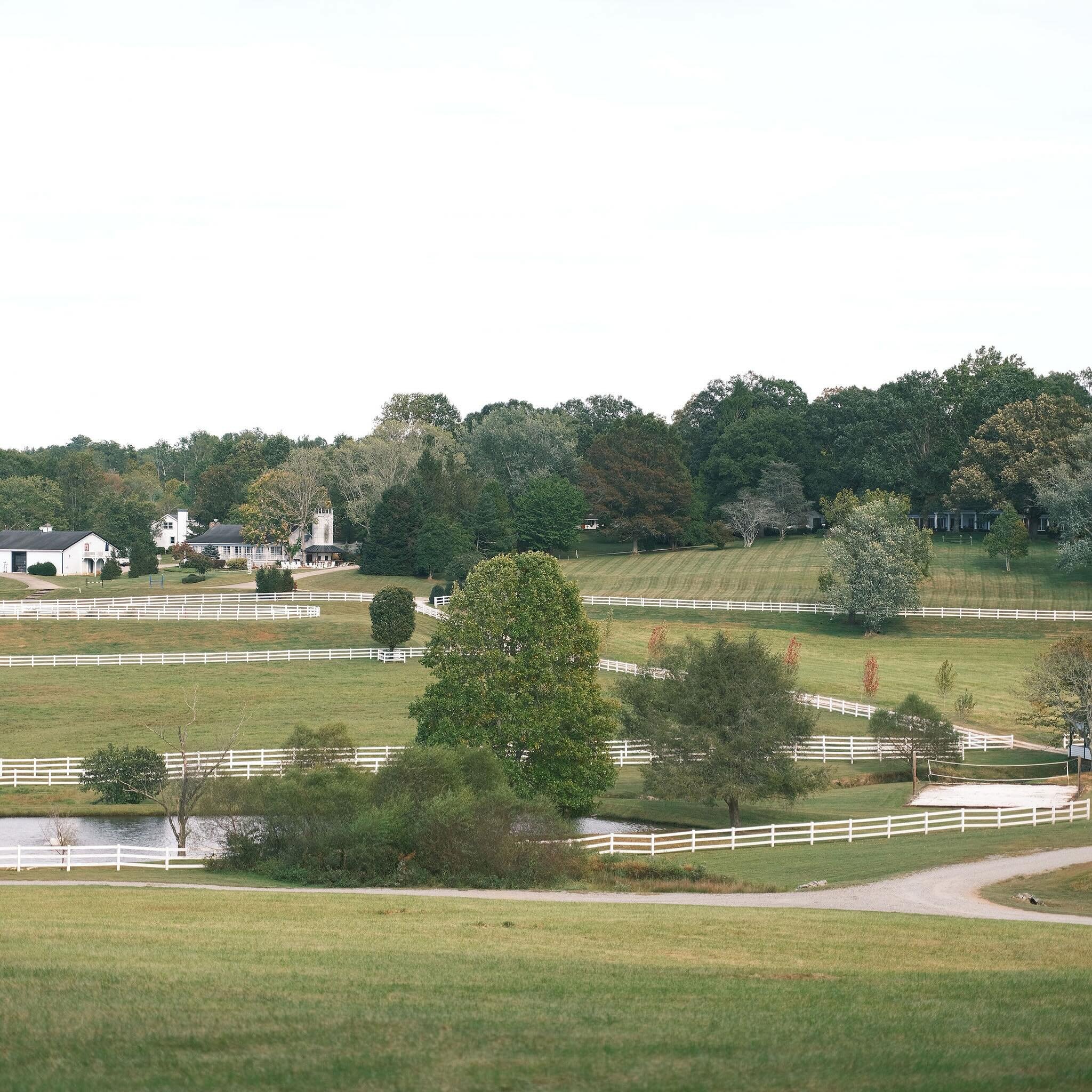 Big Farm views for days! 🌳 The green is starting to green and we&rsquo;re ready for the glory that is Springtime on the Farm. Spend time this season on your 🌾 Farm Away From Home 🌾 &amp; bask in the serenity and grounding of 85 acres of pristine f