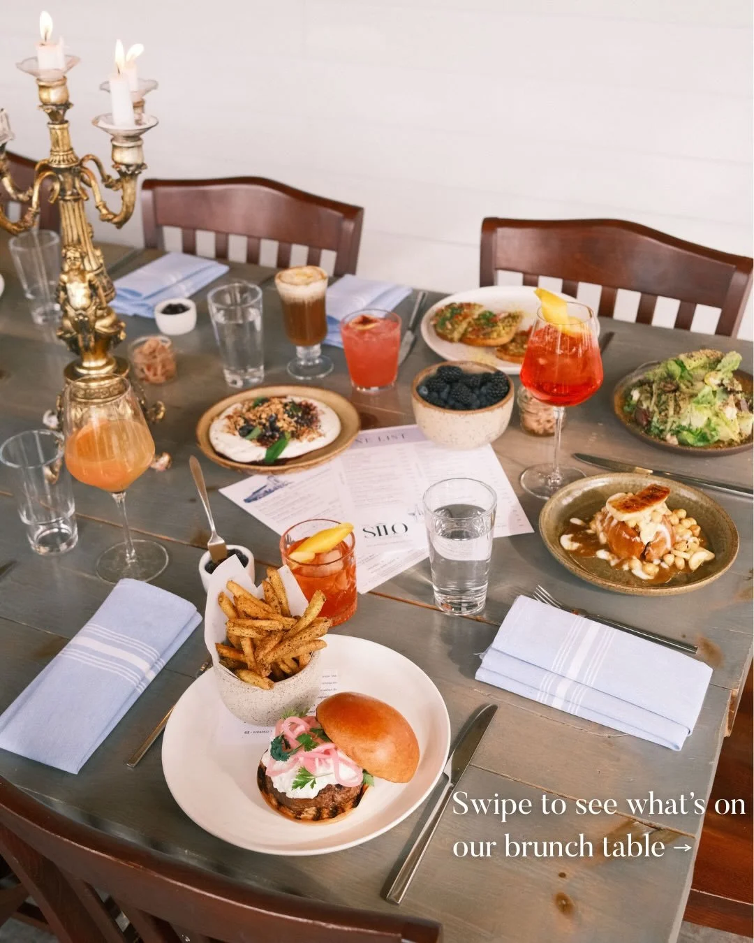 Brunch at Silo, served daily 8am-2pm 

From our Avocado Toast and Lamburguesa to the Banana Foster Cinnamon Roll and house made Yogurt Parfait. There&rsquo;s a seat (and a plate) waiting for you.

Come see us this weekend