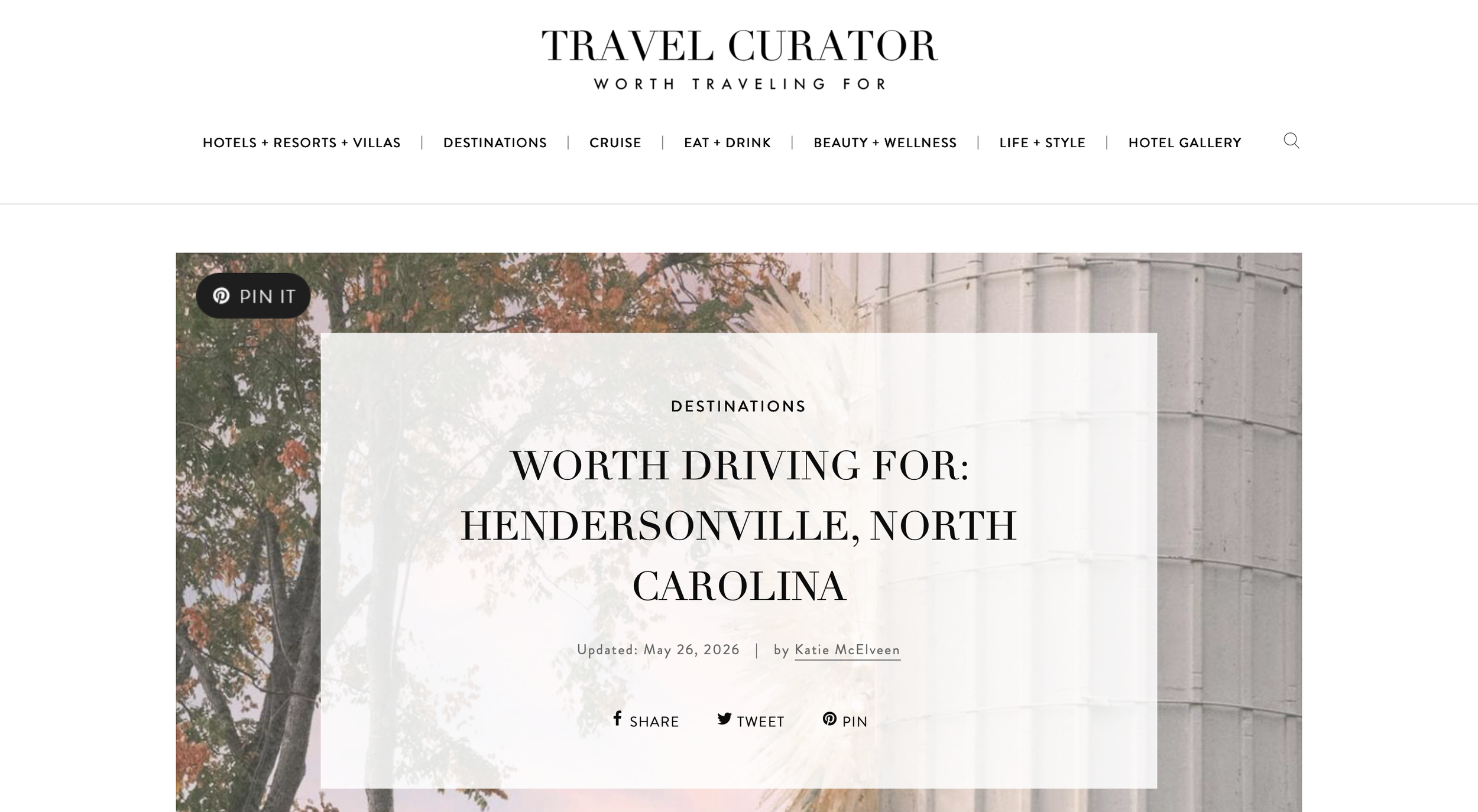 Worth Driving For: Hendersonville, North Carolina - Travel Curator