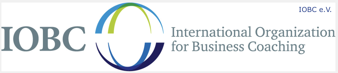 Logo der International Organization for Business Coaching (IOBC) mit dem Text "IOBC"