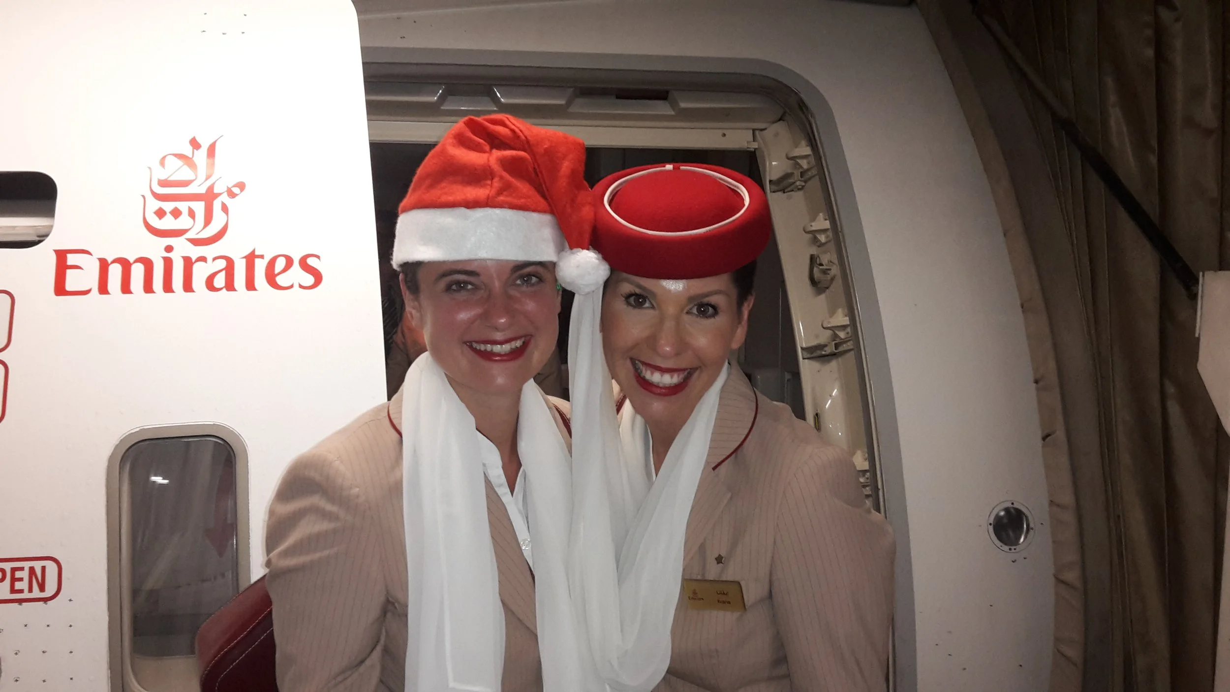 Emirates cabin crew flying during new years eve