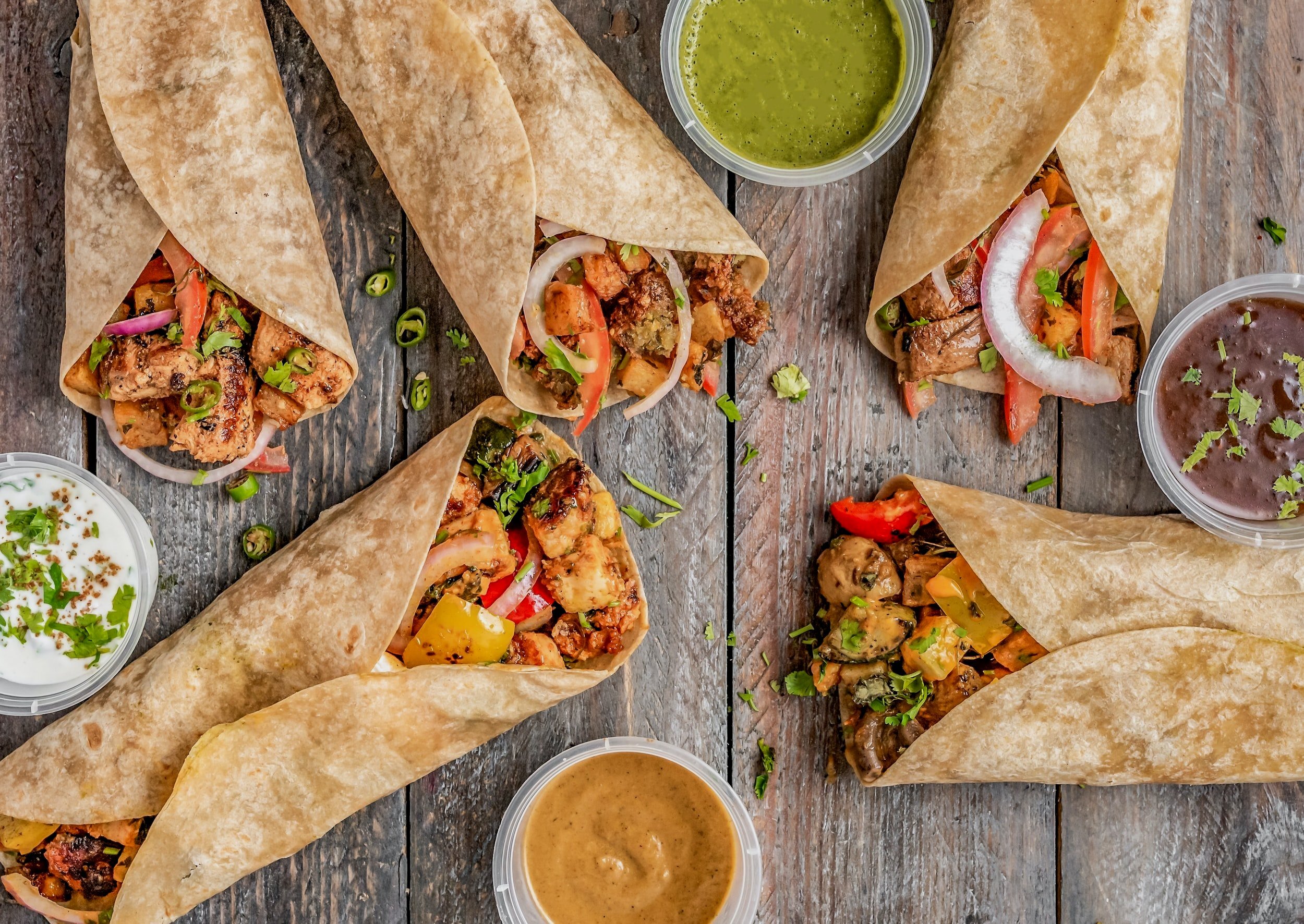 Delicious food from Foodlicious. Healthy and tasty rolls from Rollo Bollo.