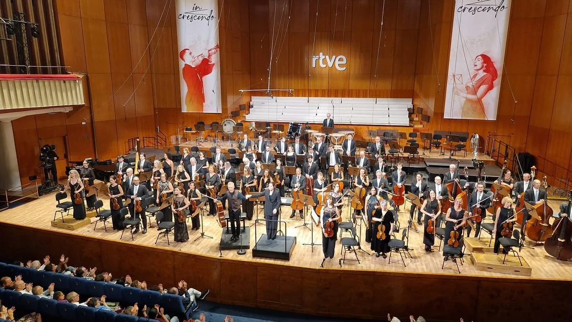 What a great time in Madrid with wonderful @orquestaycorortve and fantastic @albancello! Thank you for two special concerts with a beautiful program: Weinberg, Cello Concerto and Prokofiev, Symphony no.5. Not only that but got to meet amazing Bulgari