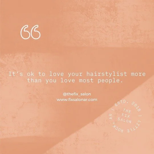 Just a little reminder 🙈 // We love YOU 🫶🏻🤍 #thankfulforourclients #fixsalon #hairstylist