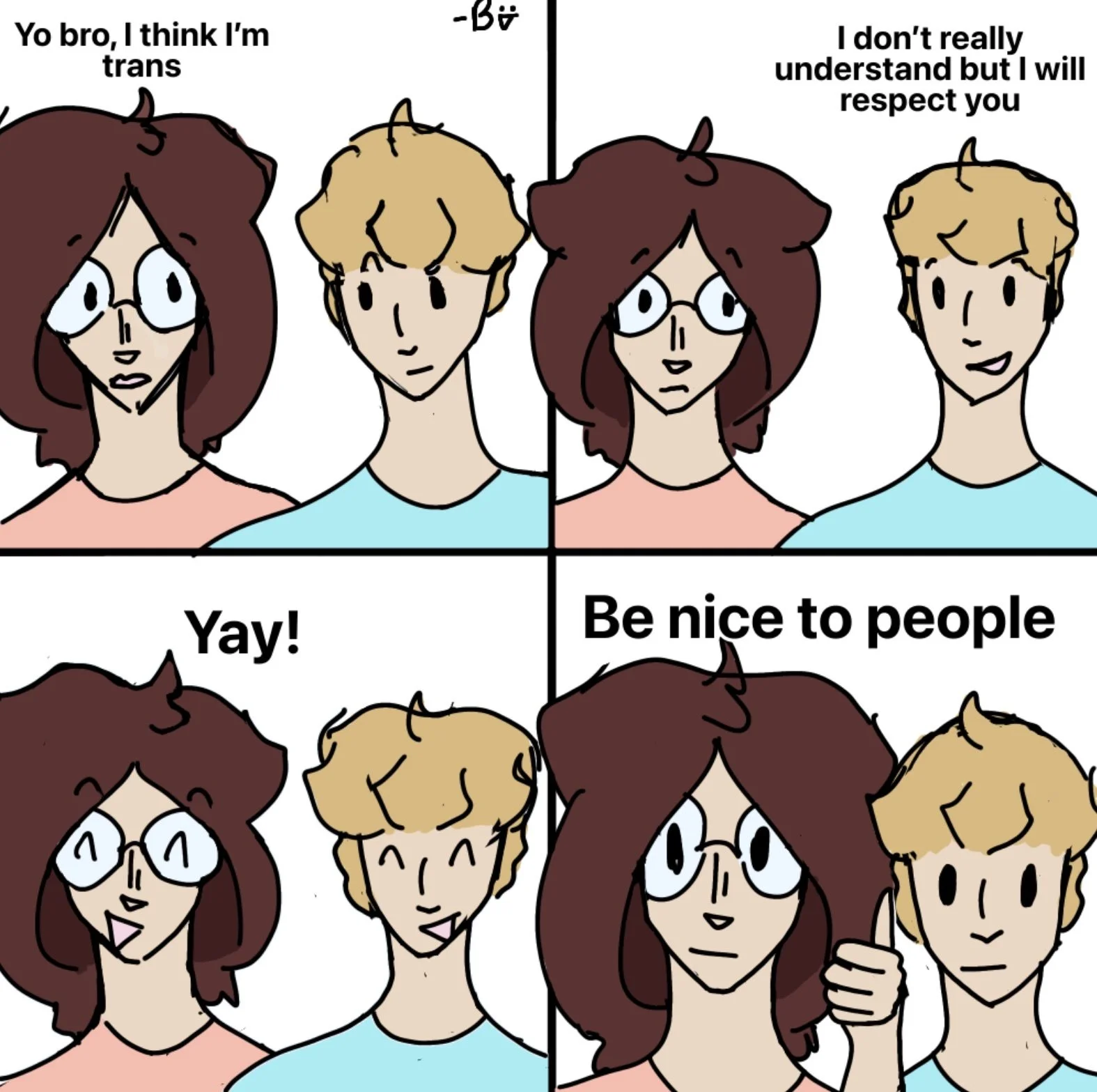 Be nice :) (Honorable Mention)