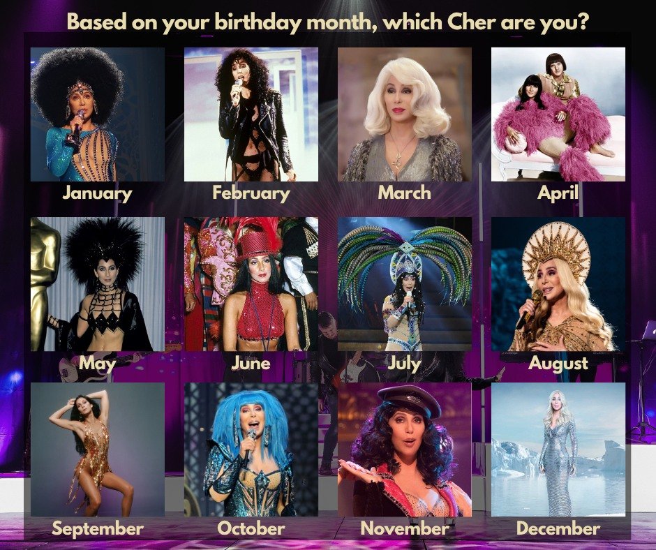 🎉 It's finally Friday! 🎉

Whilst Friday 13th may seem unlucky to some, we are 'cher-ing' the love and bringing some positive vibes with the icon herself! 👑

So before we welcome 'The Shoop Shoop Show - The Cher Collection' on the 8th March 2026 we