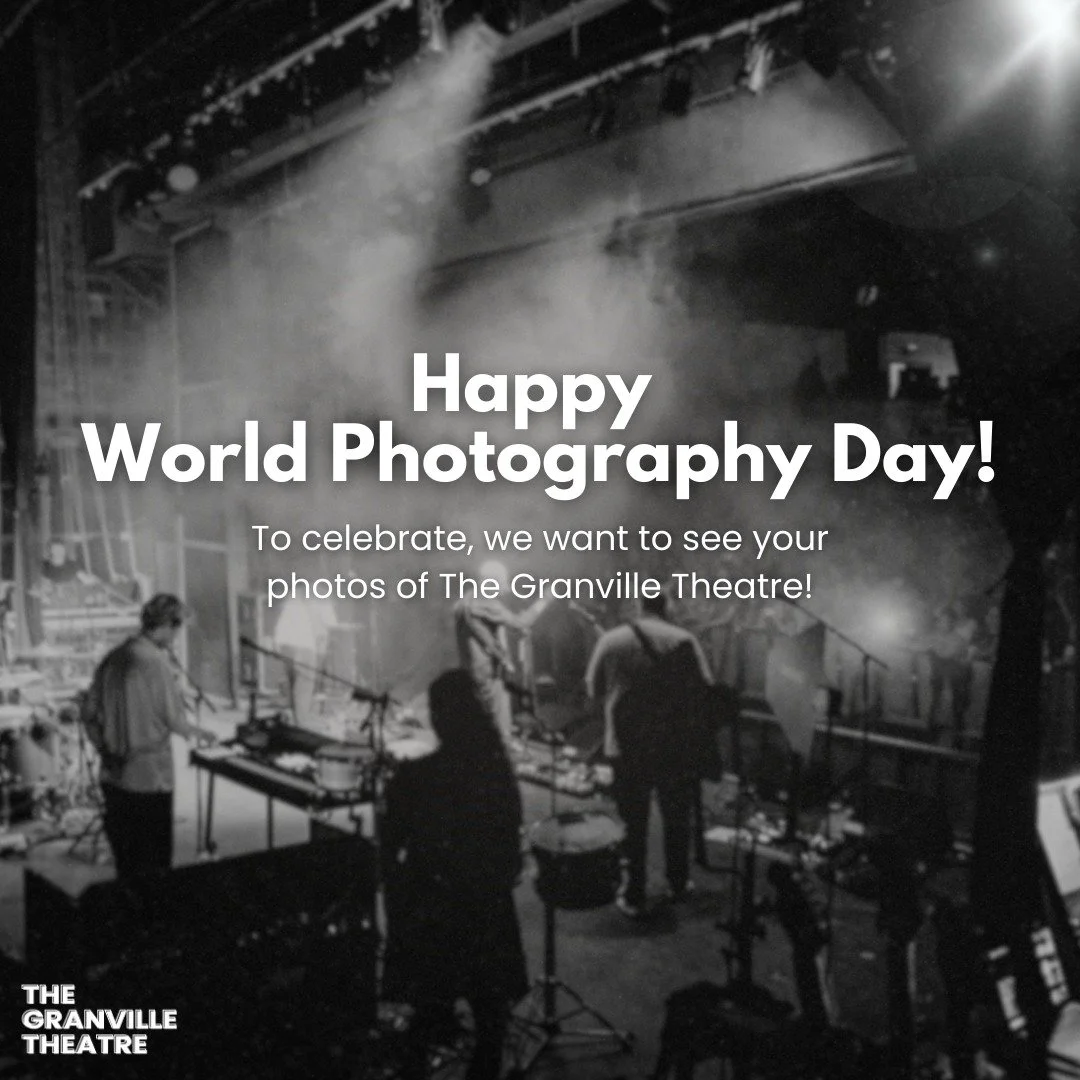 📸 Happy World Photography Day! 📸

To celebrate, we want YOU to share any photographs you have taken whilst visiting The Granville Theatre!

This can be in our cafe/rooftop bar, during a show (where photography is allowed!😉) or simply of our beauti