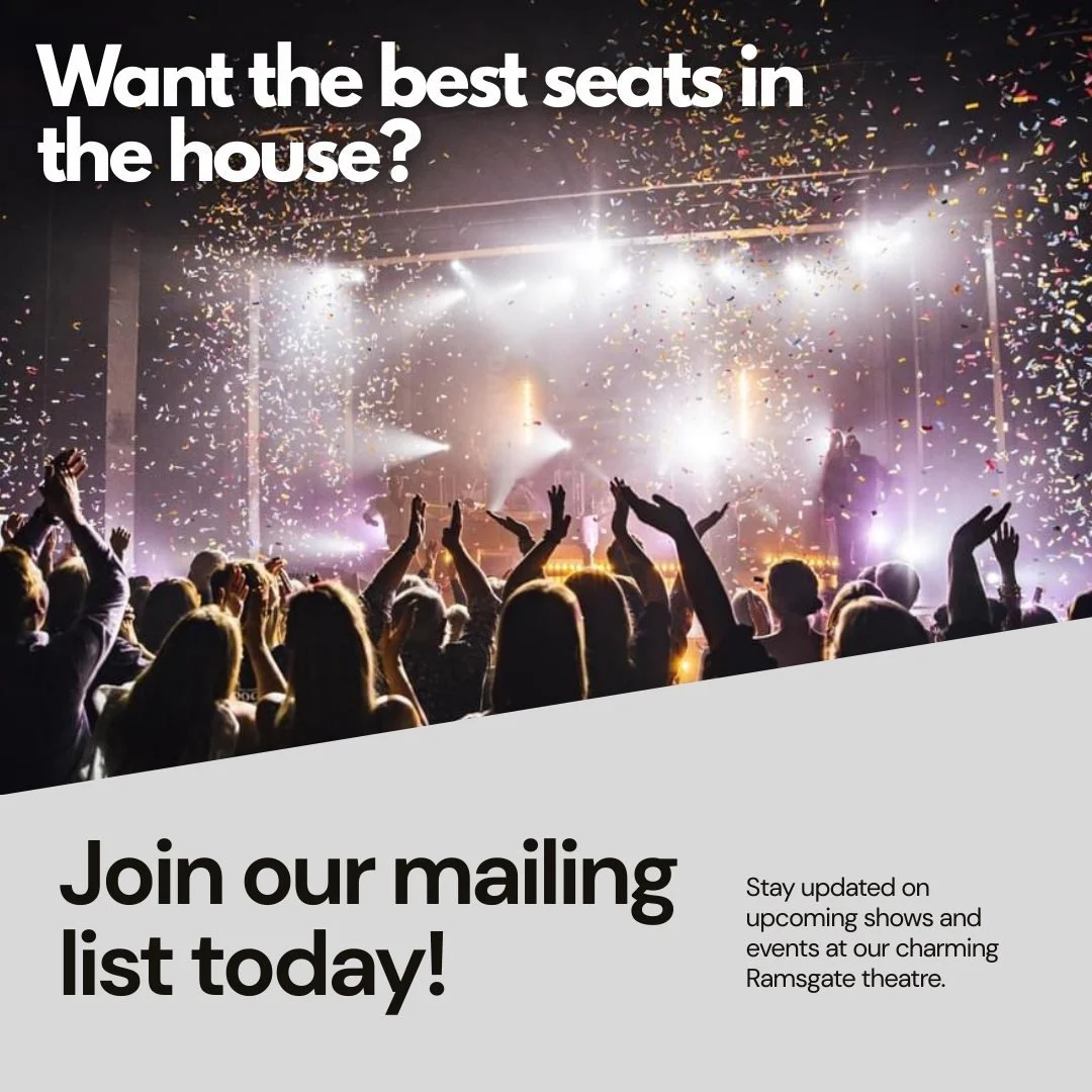 With so many exciting shows on sale and more to be announced, did you know our mailing list gets first dibs on tickets? 🌟

Want to grab the best seats? (Or have your eye on the infamous row G? 👀)

Then sign up to our mailing list!

3 more on sales 