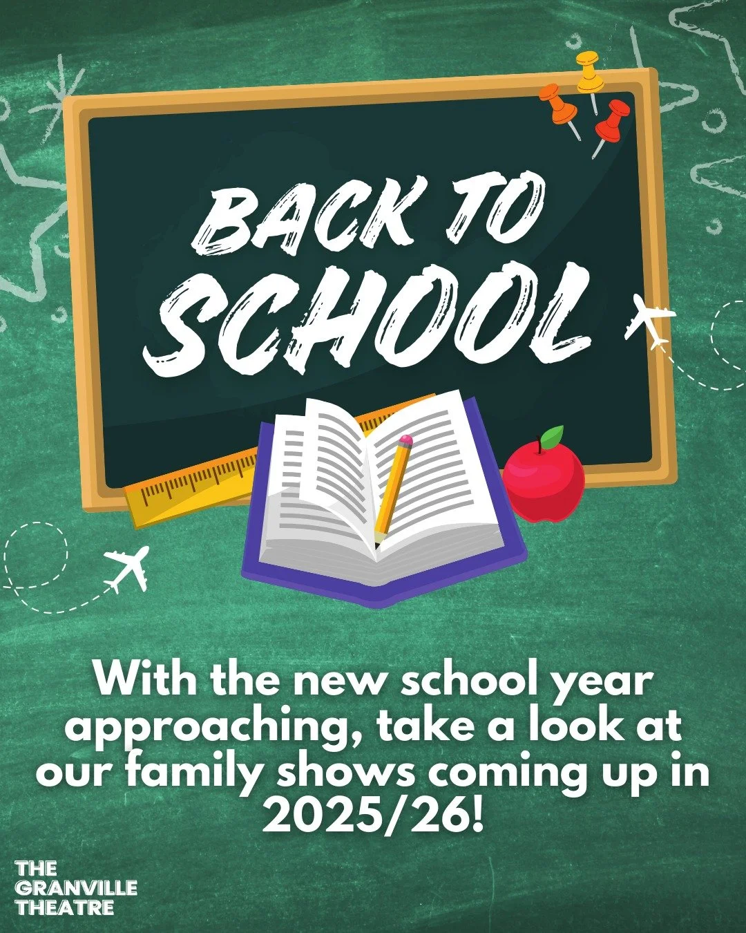 Prepping for the kids to go back to school next week? ✏️

Want to book experiences for all the family?

🌟 Look no further! 🌟

From family pantomimes to storybook classics, we have something tailored for every age all year round 📅

Grab your ticket