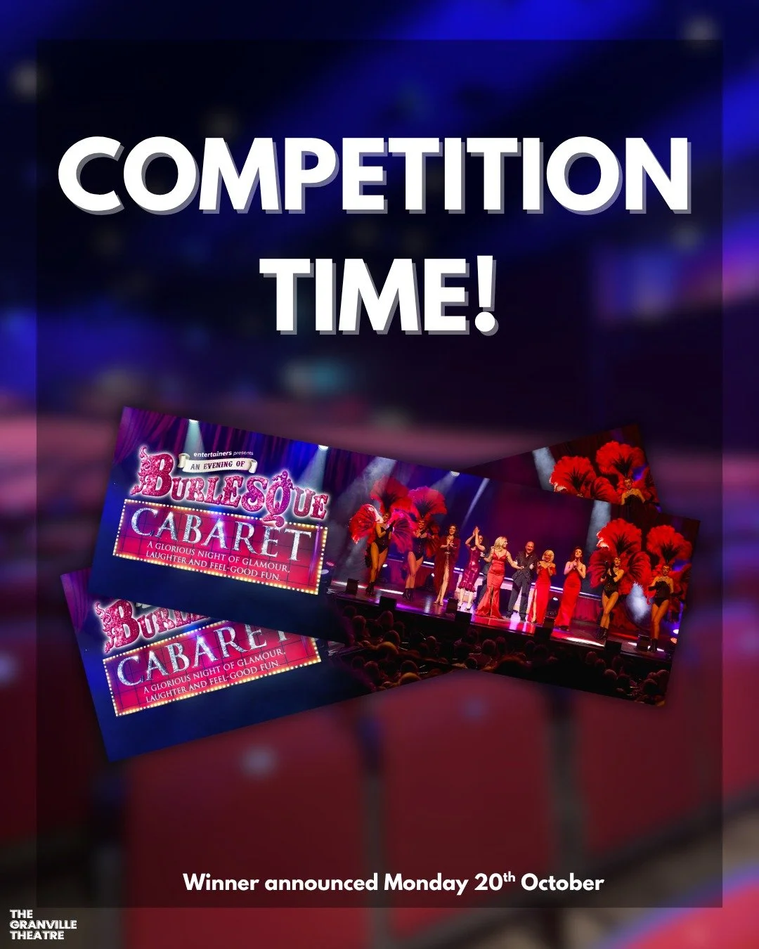 Ramsgate, roll up and prepare for another EPIC giveaway! 🥁

This time, we have 2 x tickets to 'An Evening of Burlesque Cabaret'  on Saturday 25th October up for grabs!

To be in with a chance to win, all you have to do IS:

 - Like this post 
- Tag 