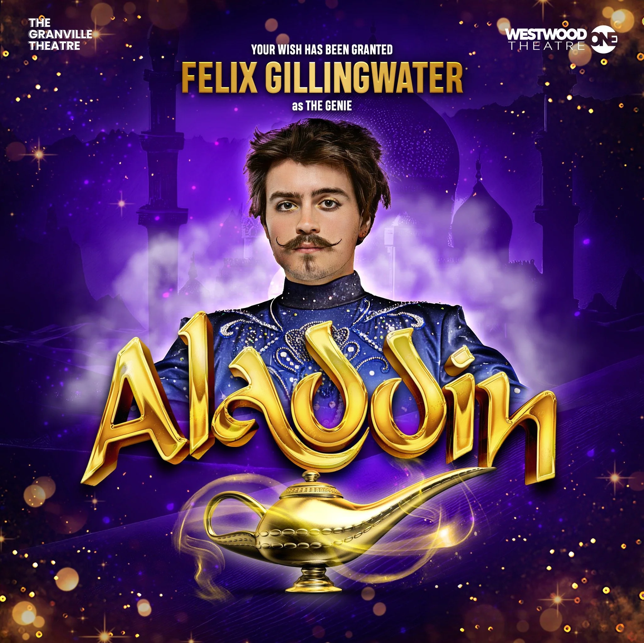 ✨ CAST ANNOUNCEMENT ✨

Introducing our mystical and magical genie for this years' pantomime of 'Aladdin' - Felix Gillingwater!

Felix trained at The Brit School, Recently finishing Medea The Musical ( Upstairs At The Gatehouse) 
Other theatre credits