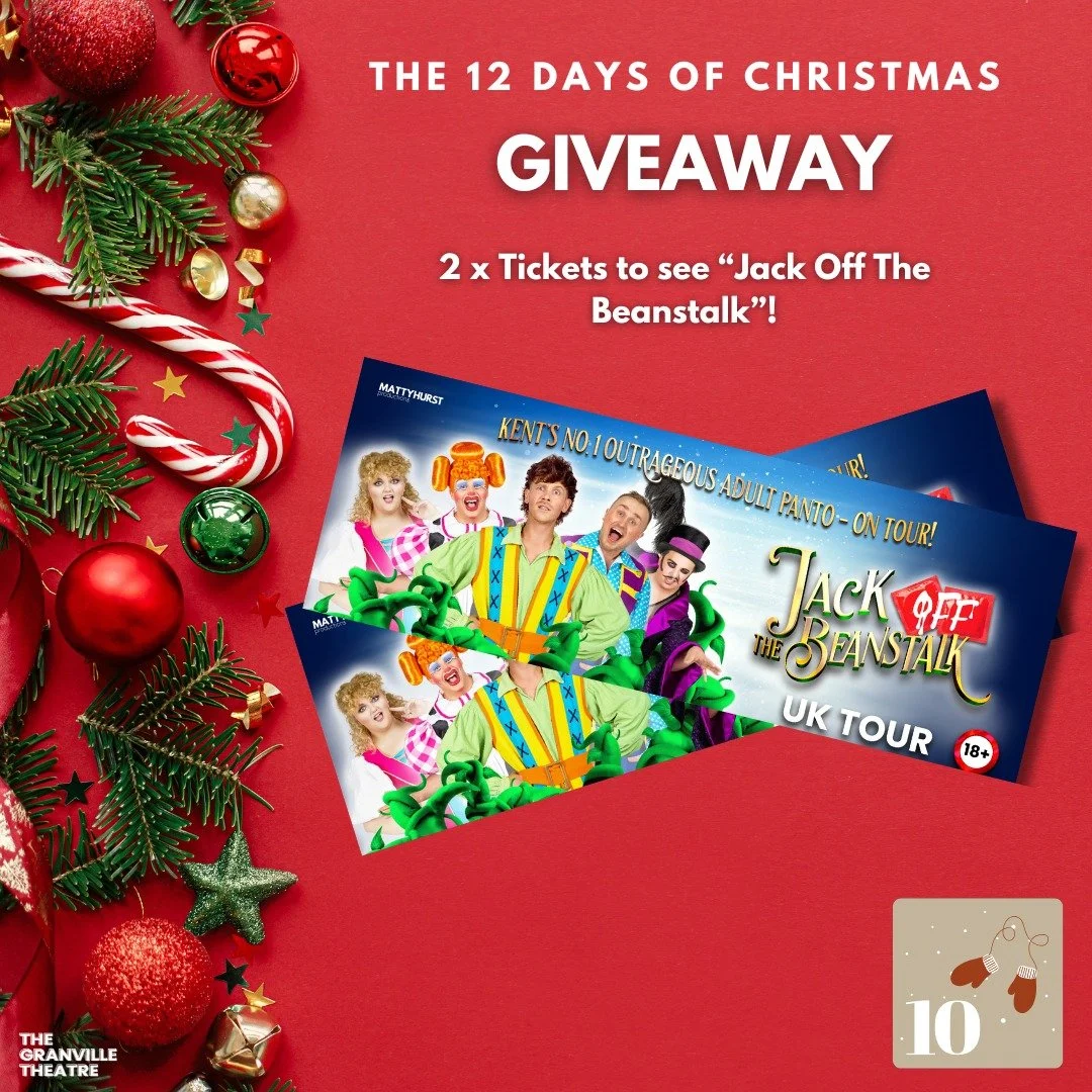 🎶 On the Tenth day of Christmas, The Granville gave to me - 
2 tickets for a show that's naughtyyy 👀🎶

🎉 Time for ANOTHER giveaway!! 🎉

This time, we have 2 x tickets up for grabs for 'Jack Off The Beanstalk' the Adult pantomime!

To be in with 