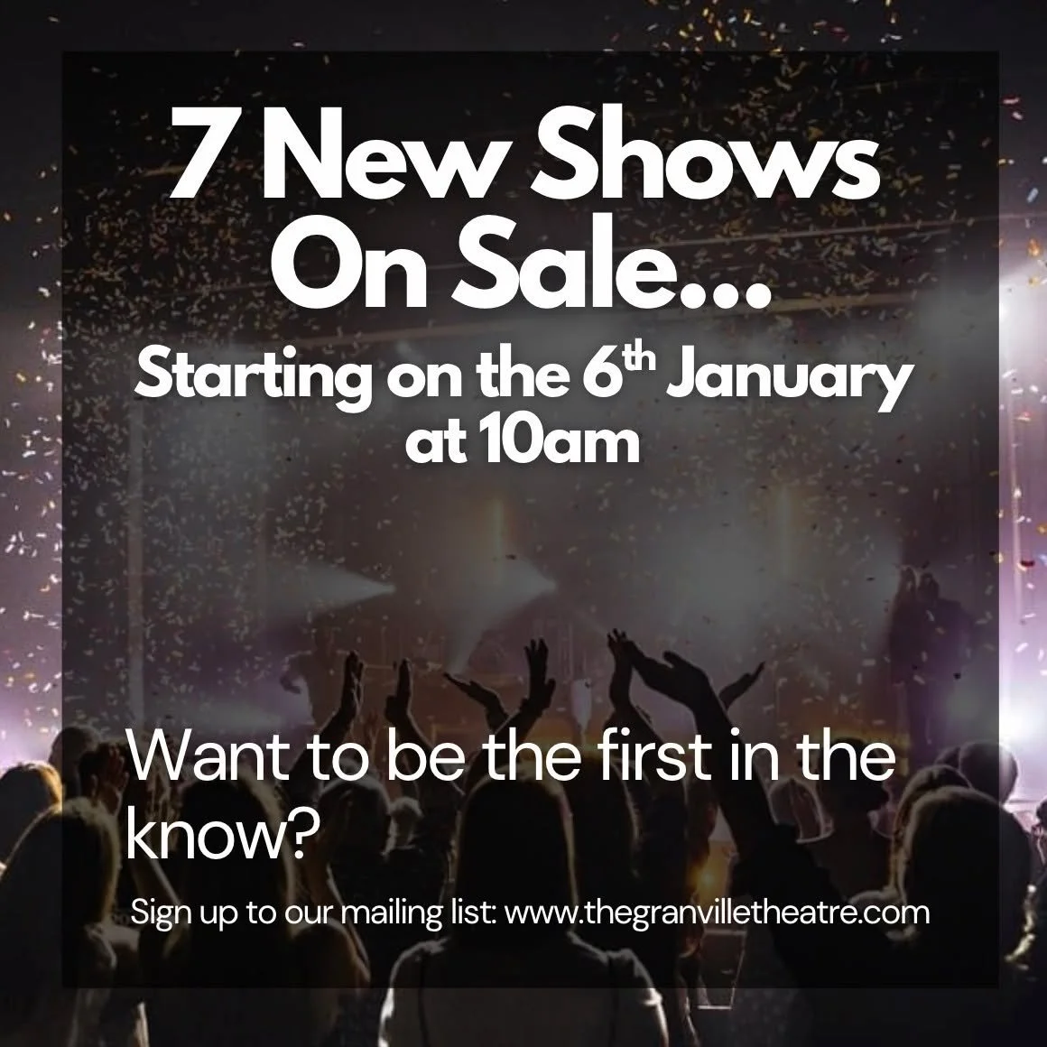2025 may be coming to an end, but we are ready to start the new year with a BANG 🎆

Starting on the 6th January at 10am, we have 7 brand new On - Sales headed your way, Ramsgate! 🚨

Make sure to be the first in the know by signing up to our mailing