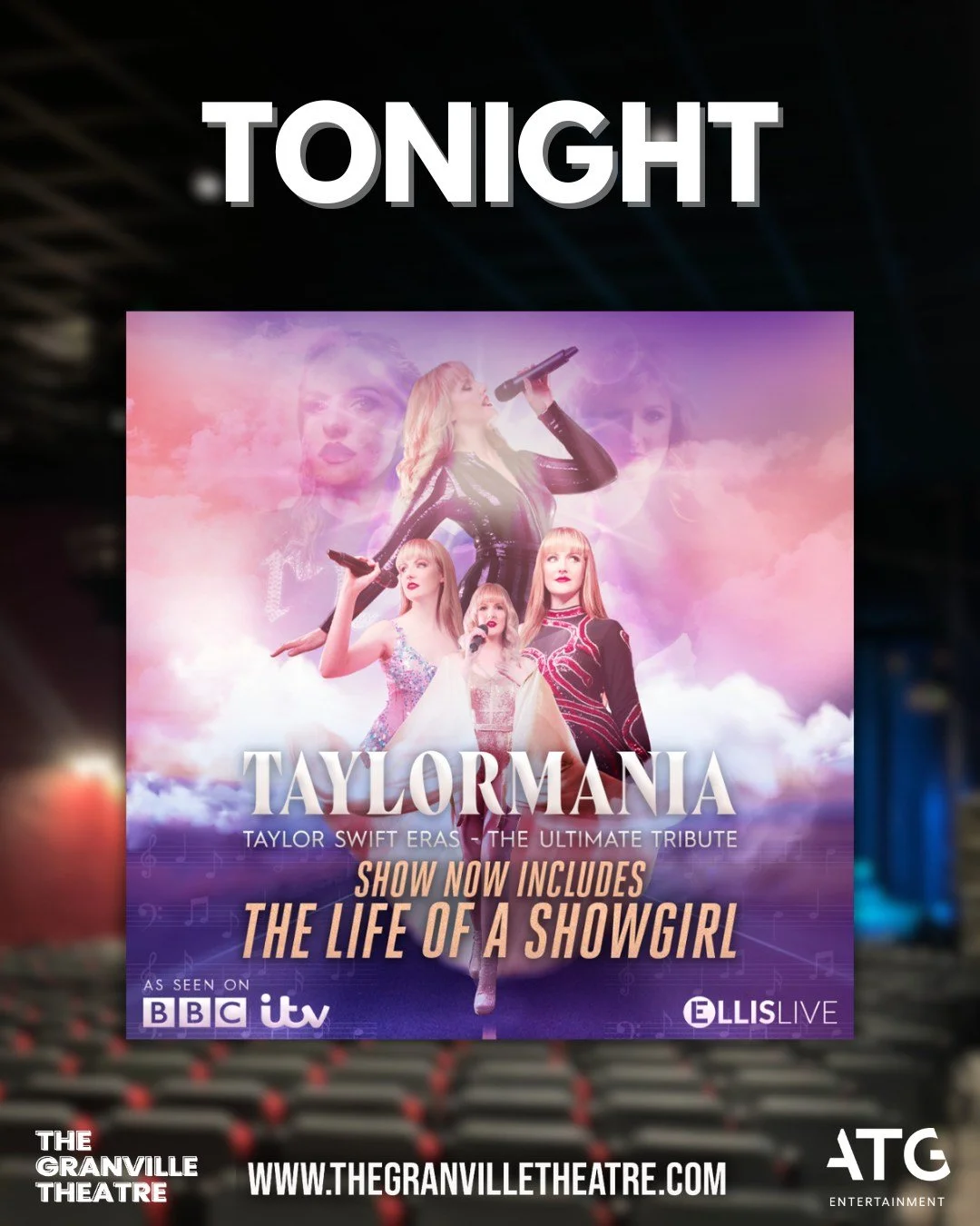 🪩 TONIGHT 🪩

Get ready for 'trouble', swifties!

Taylormania is BACK but this time featuring 'The Life of a Showgirl' 💃

We can't wait to see you all, and if you haven't booked yet we have some final seats remaining...🎟

🎭 Taylormania
📅 TONIGHT