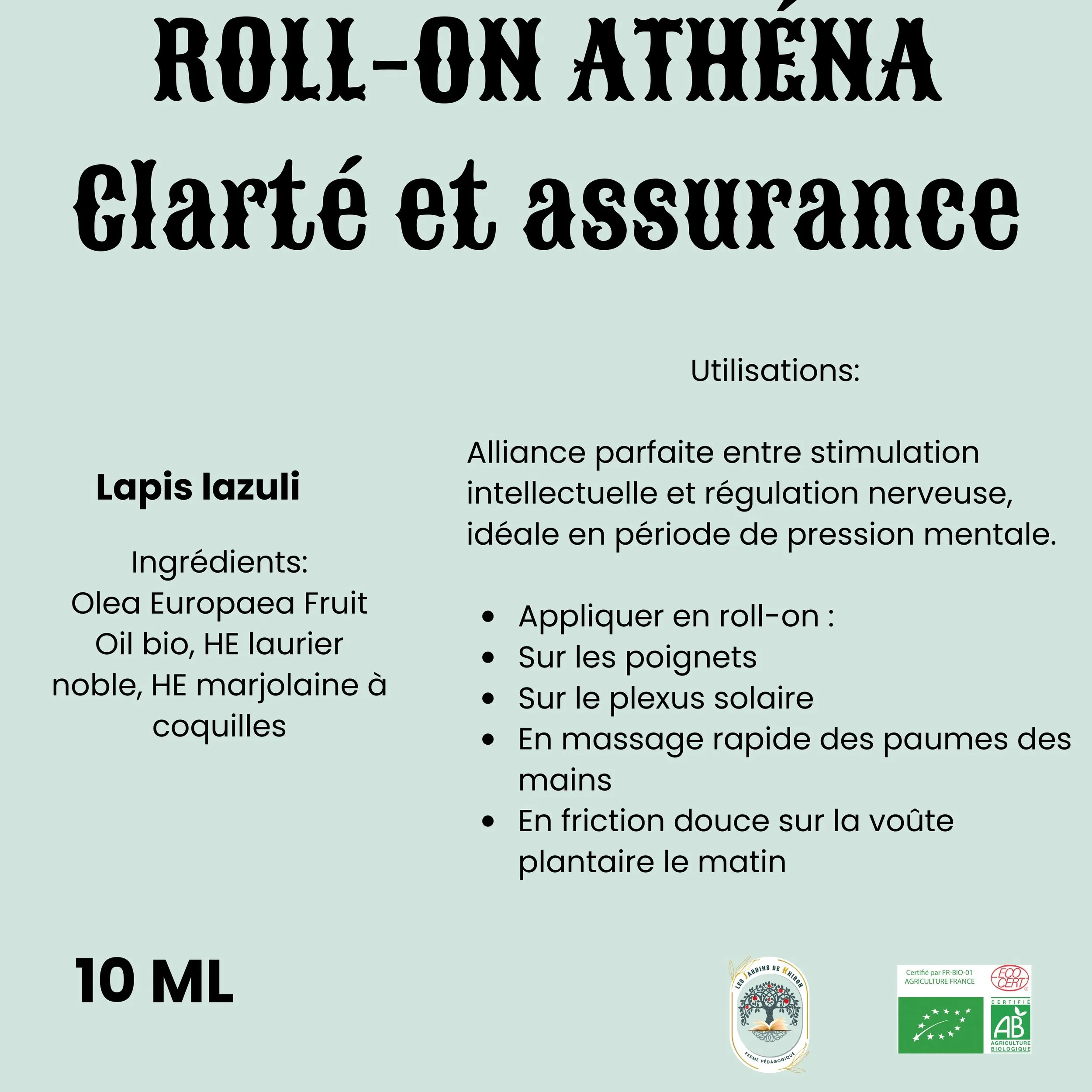 Roll-on Athéna - Lapis lazuli