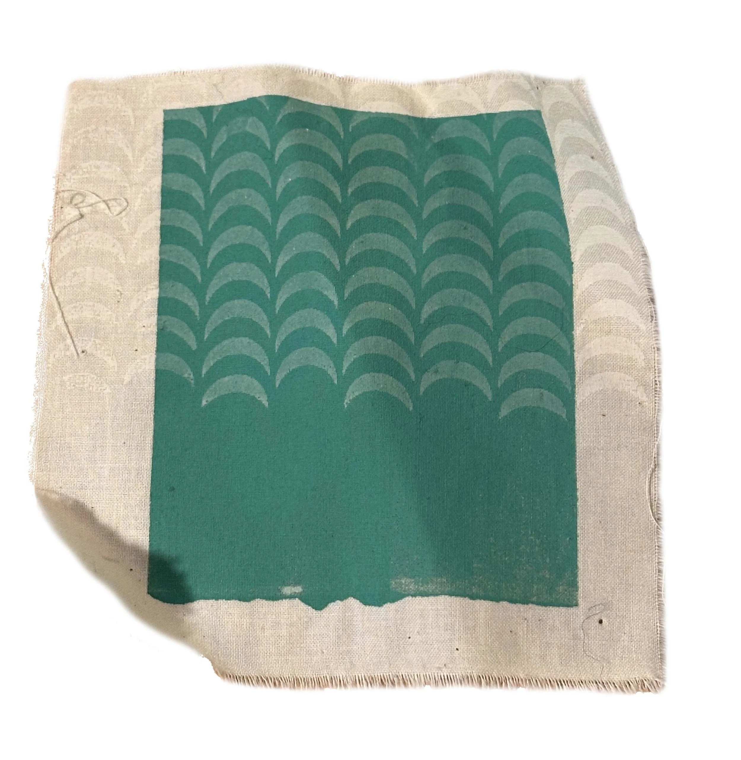 Screenprint White on Green Craftwork Collective SC001