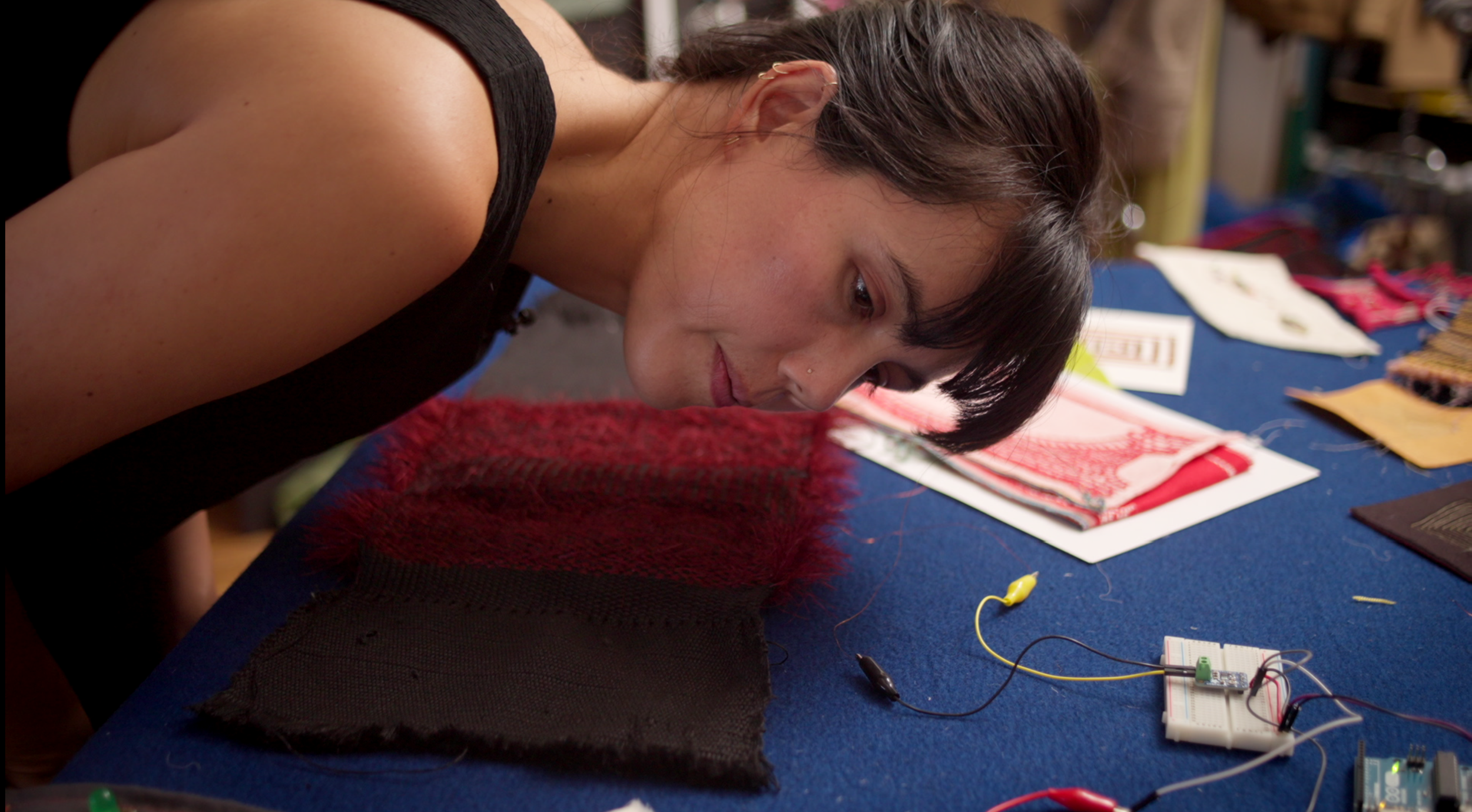 Cycle Circle Cycle Coil — Woven Soft Speakers