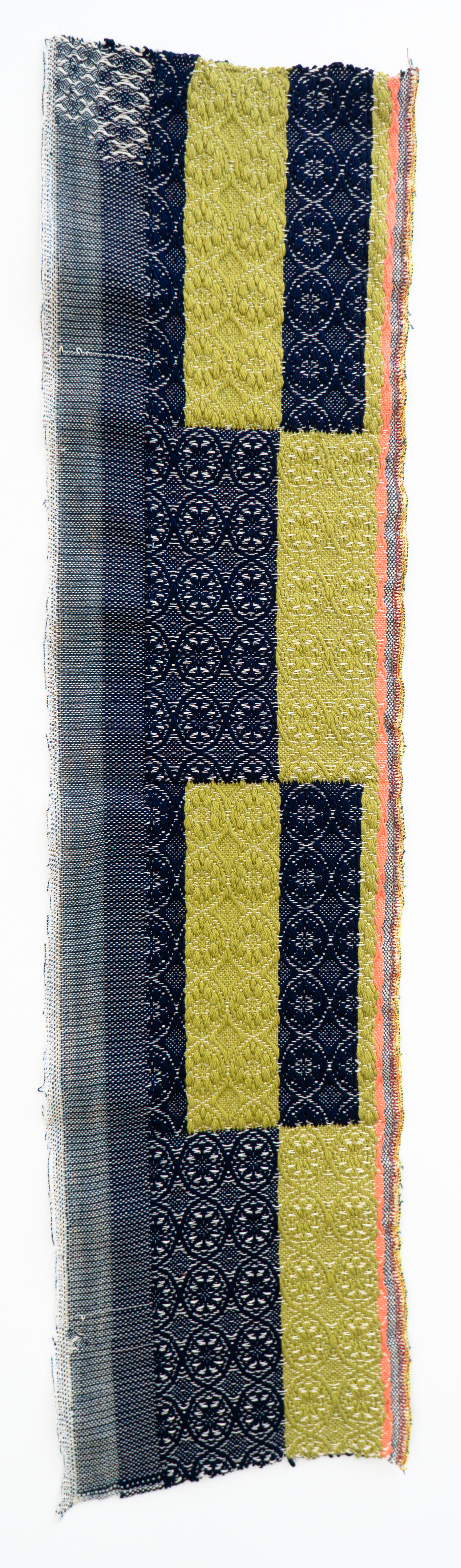 Woven Domestic Jacquard Weaving Craftwork Collective W012