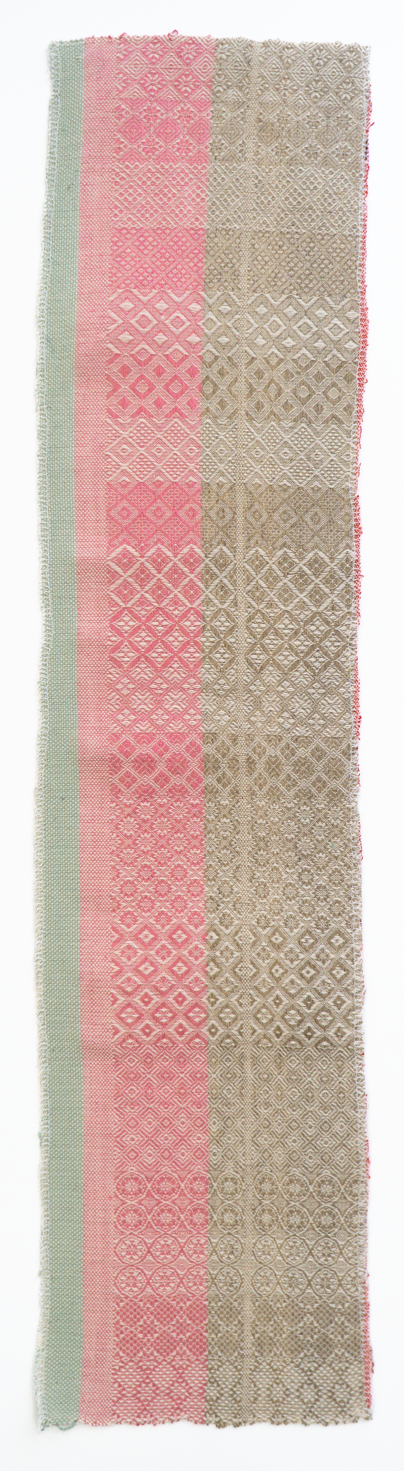Woven Domestic Jacquard Weaving Craftwork Collective W011