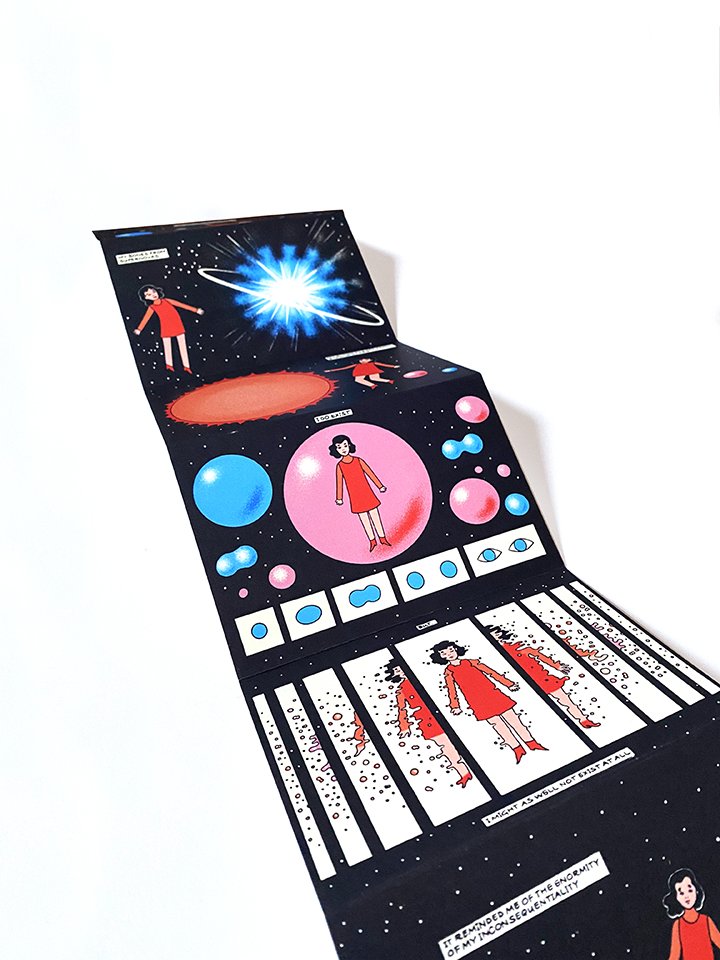 Comic book close-up one