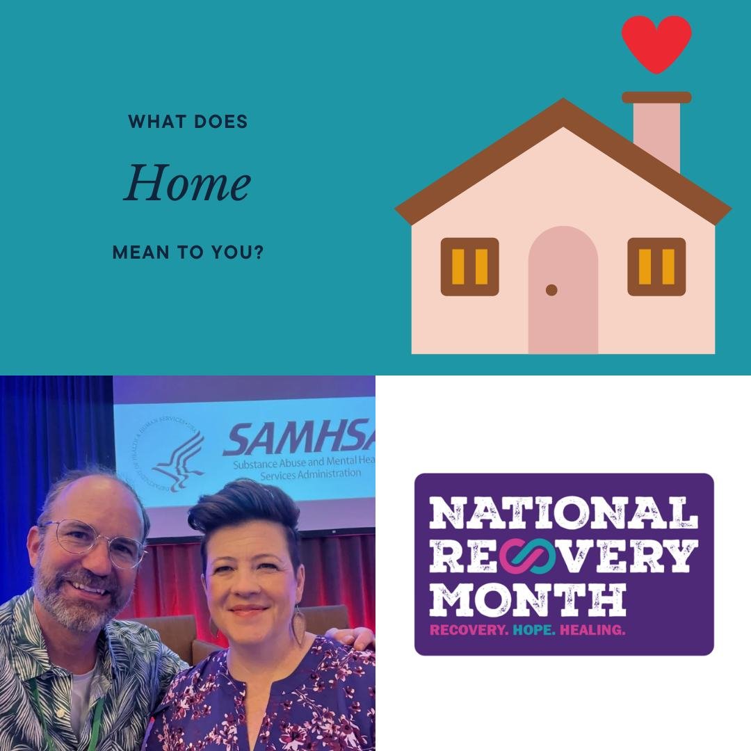 Since the theme of week 2 of Recovery week is home, Bobby from the Mighty Crow team (pictured here with our CEO Gretchen) wants to know what the most important aspects of home are to you. Bobby says:

&quot;During my training to become a Certified Fa