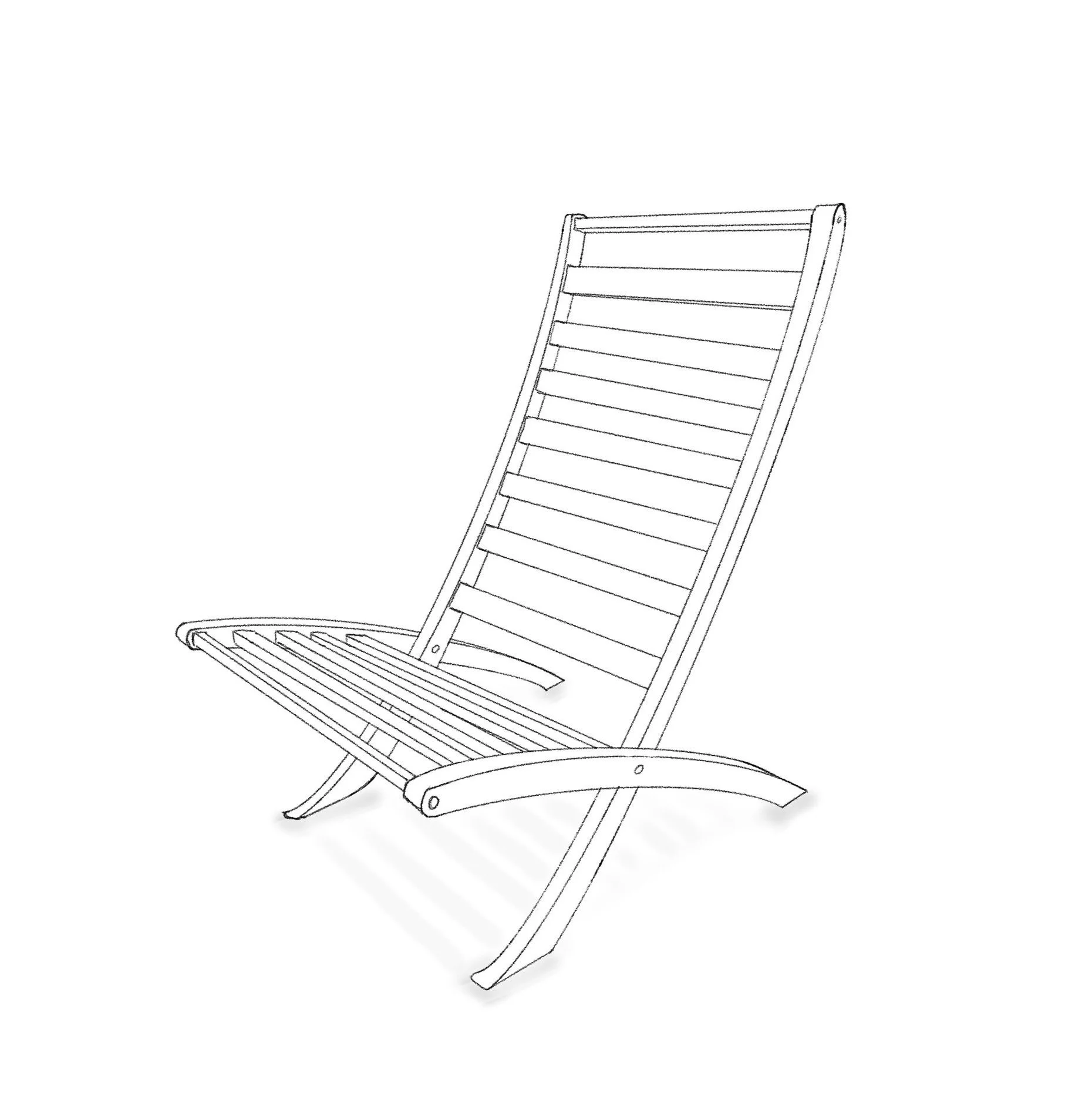 Beachfront Folding Chair — H.McDonald.Design
