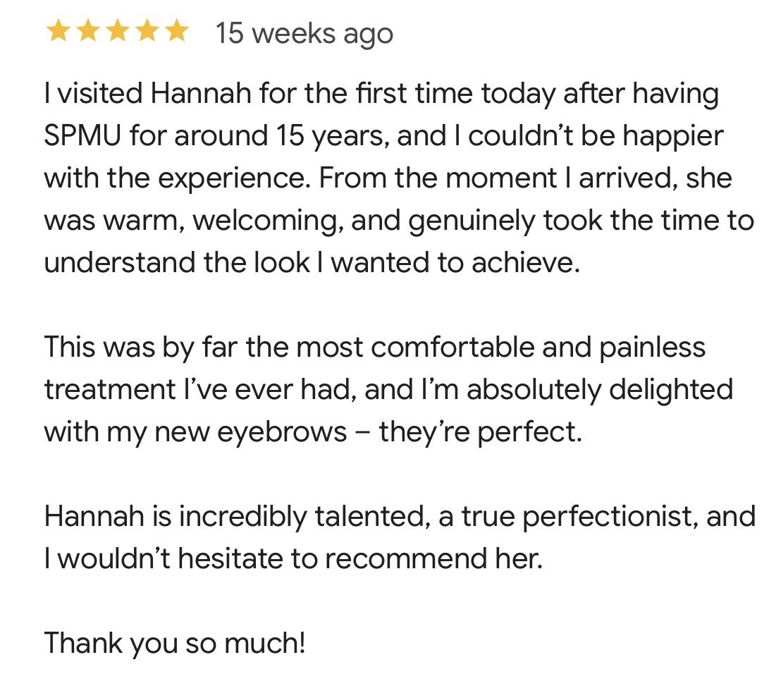 HANNCE Review of Ombre Brows