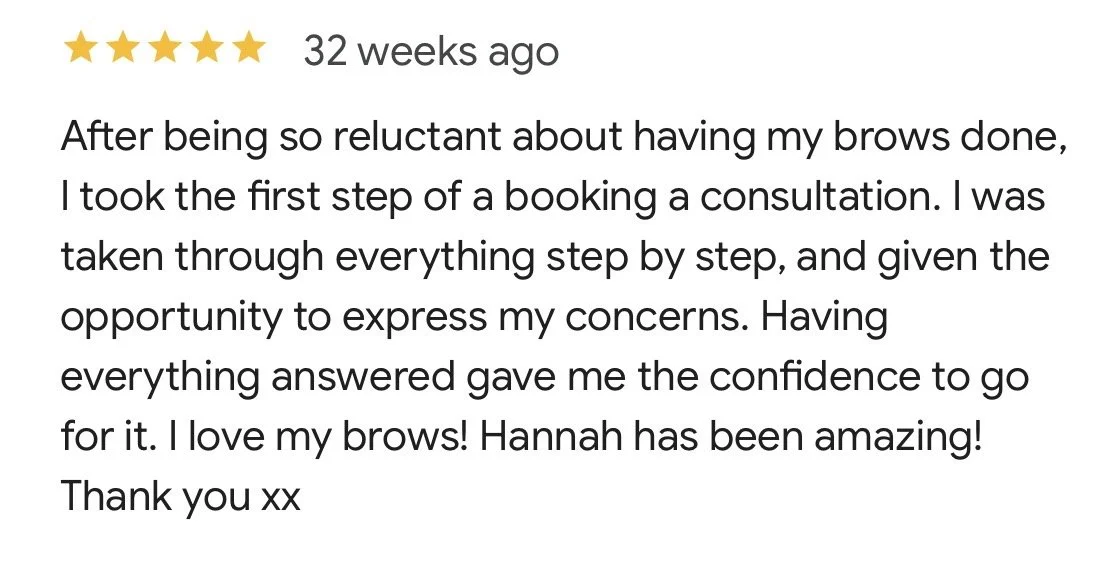 HANNCE Review of Ombre Brows