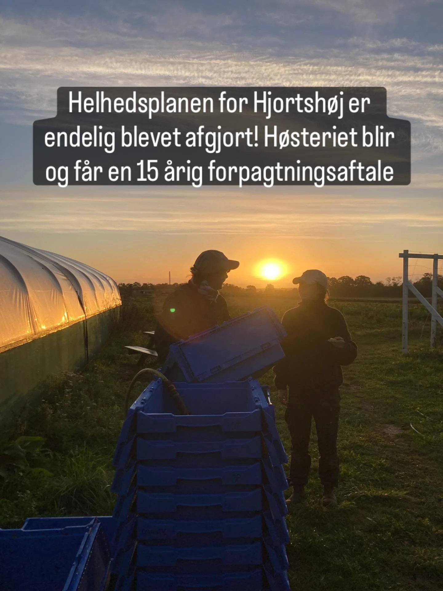 K&aelig;re alle! Det er med t&aring;rer i &oslash;jnene og kriller i maven at kunne offentligg&oslash;re at beslutningen endelig er landet. Onsdag den 3. December vedtog byr&aring;det i Aarhus endelig helhedsplanen Hjortsh&oslash;j med rettelser der 