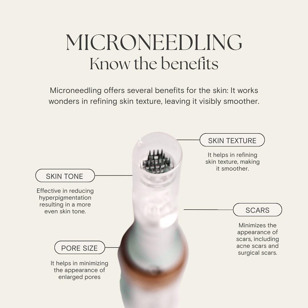 What the benefits of microneedling are and how to take care of your skin after. 🫶🏼