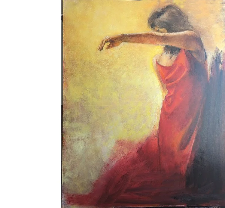  Beauty in Movement: Sway Oil on canvas 48” x 60” 
