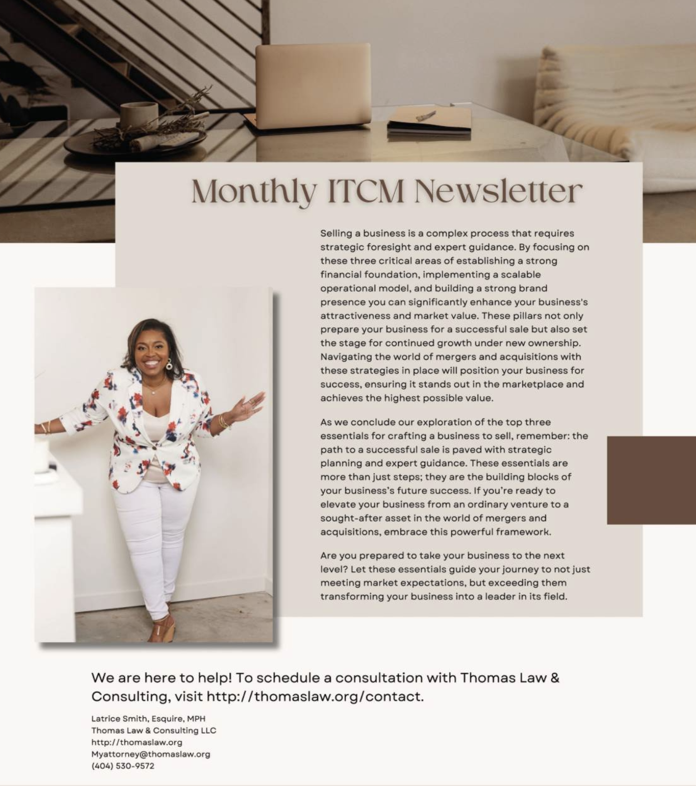 In The City Magazine Article Ft. Latrice Smith
