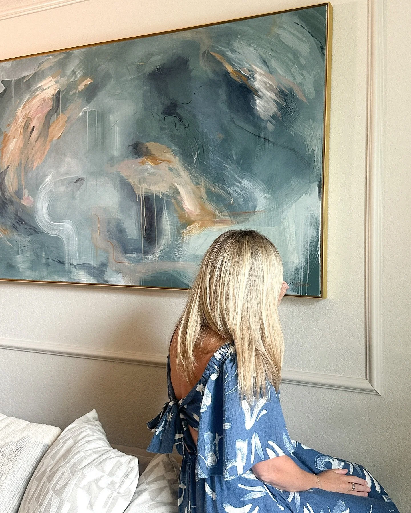 Sold! 

Calm Over Chaos is home.

It fills me with joy every time someone chooses to welcome one of my paintings into their home. The only thing that rivals my love for creating art is the joy of sharing it with others.