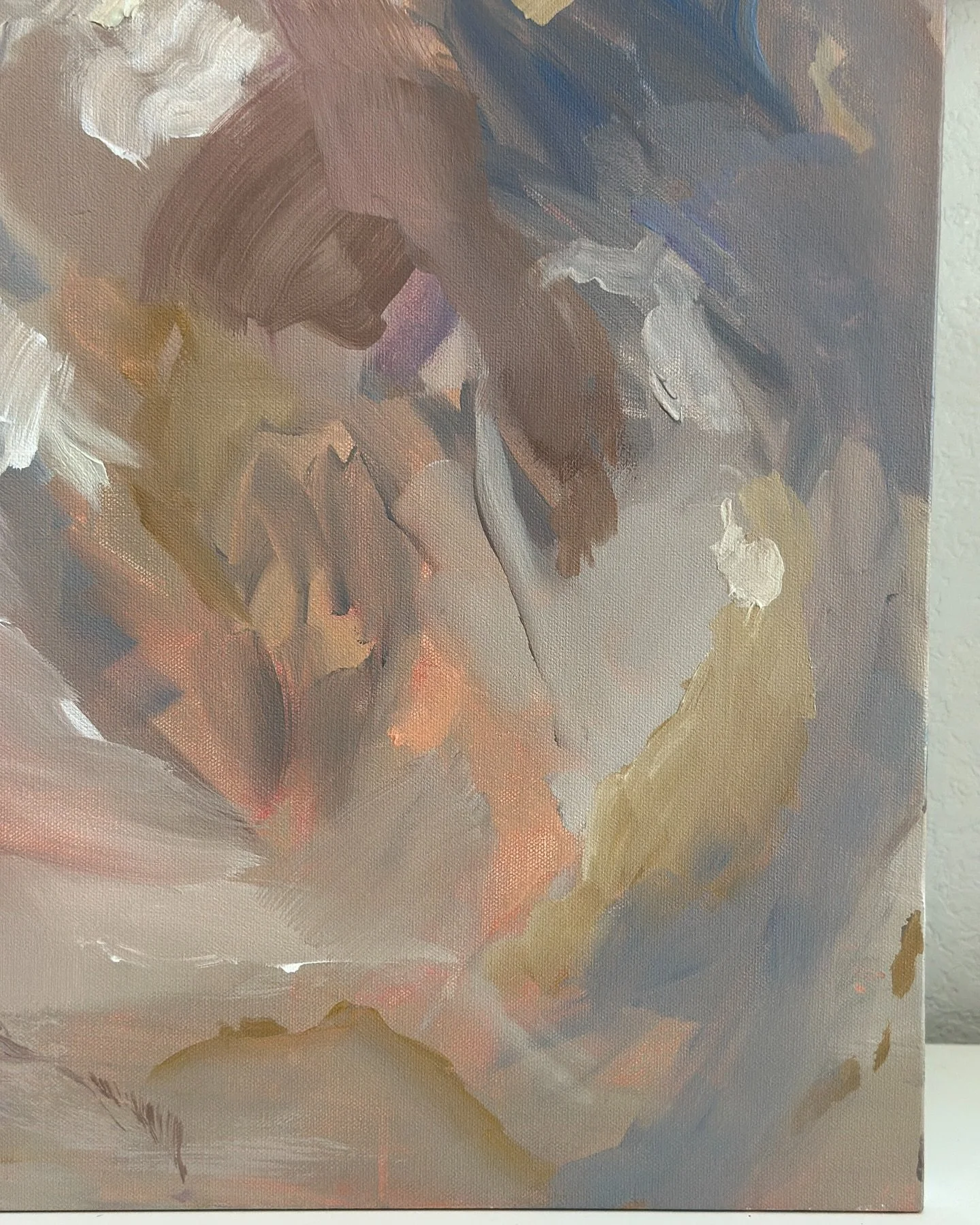 I usually come to the canvas with a clear vision of what I want to create&mdash;but this time, I allowed myself to simply play. I love how it turned out and will share more soon. 

#austinartist #texasartist #laurenperkinsart