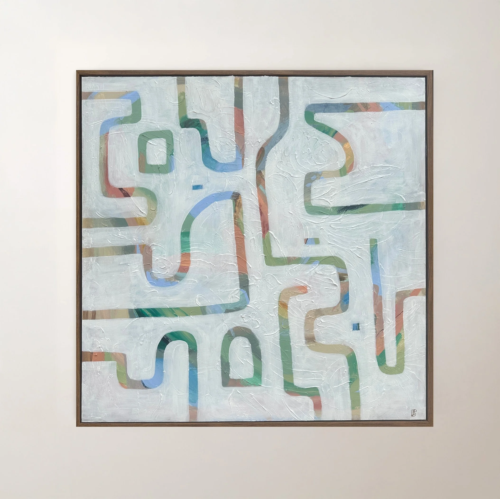 Unmasked No. 6 - 40" x 40"