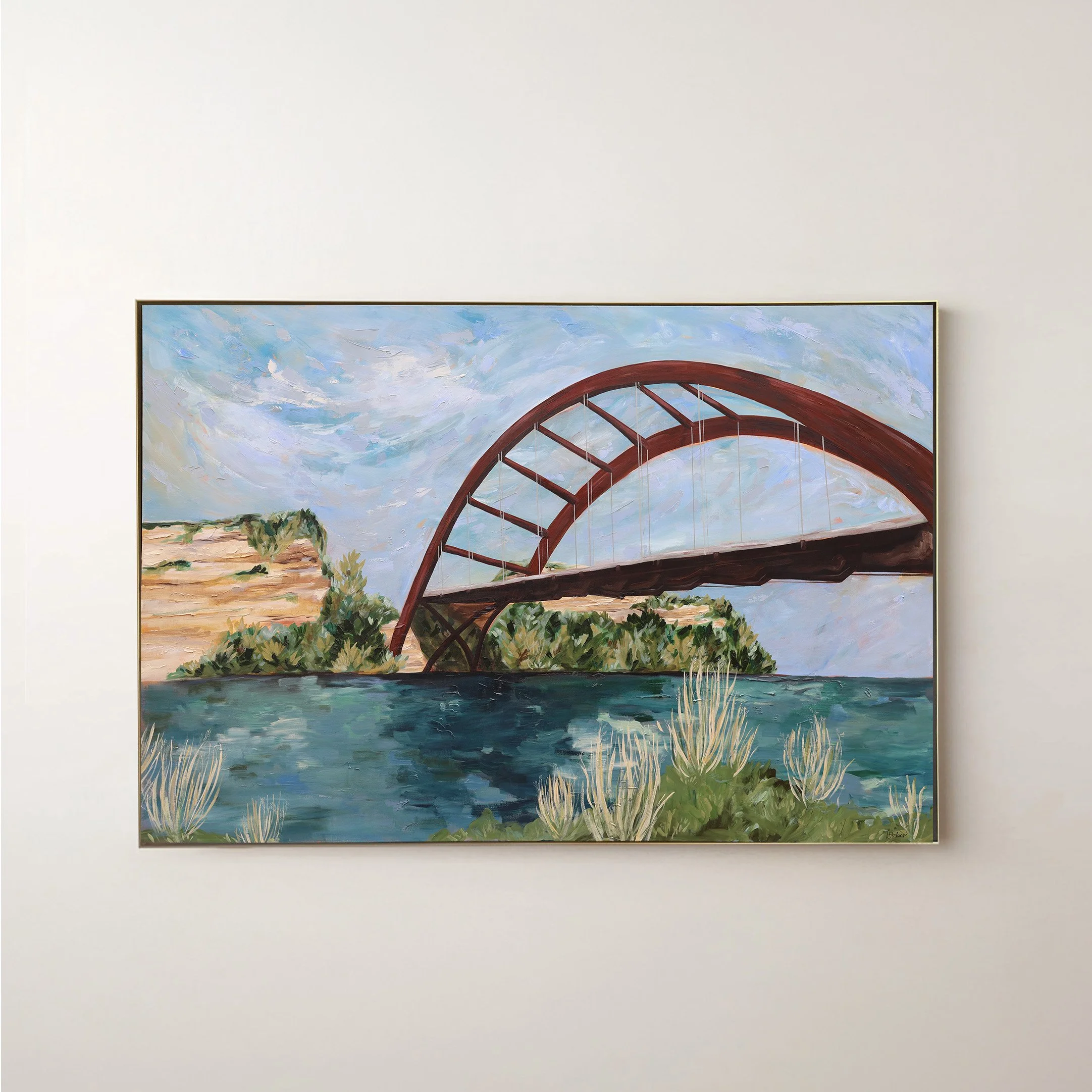 Pennybacker Bridge (360 Bridge) Austin, Texas 72" x 48"