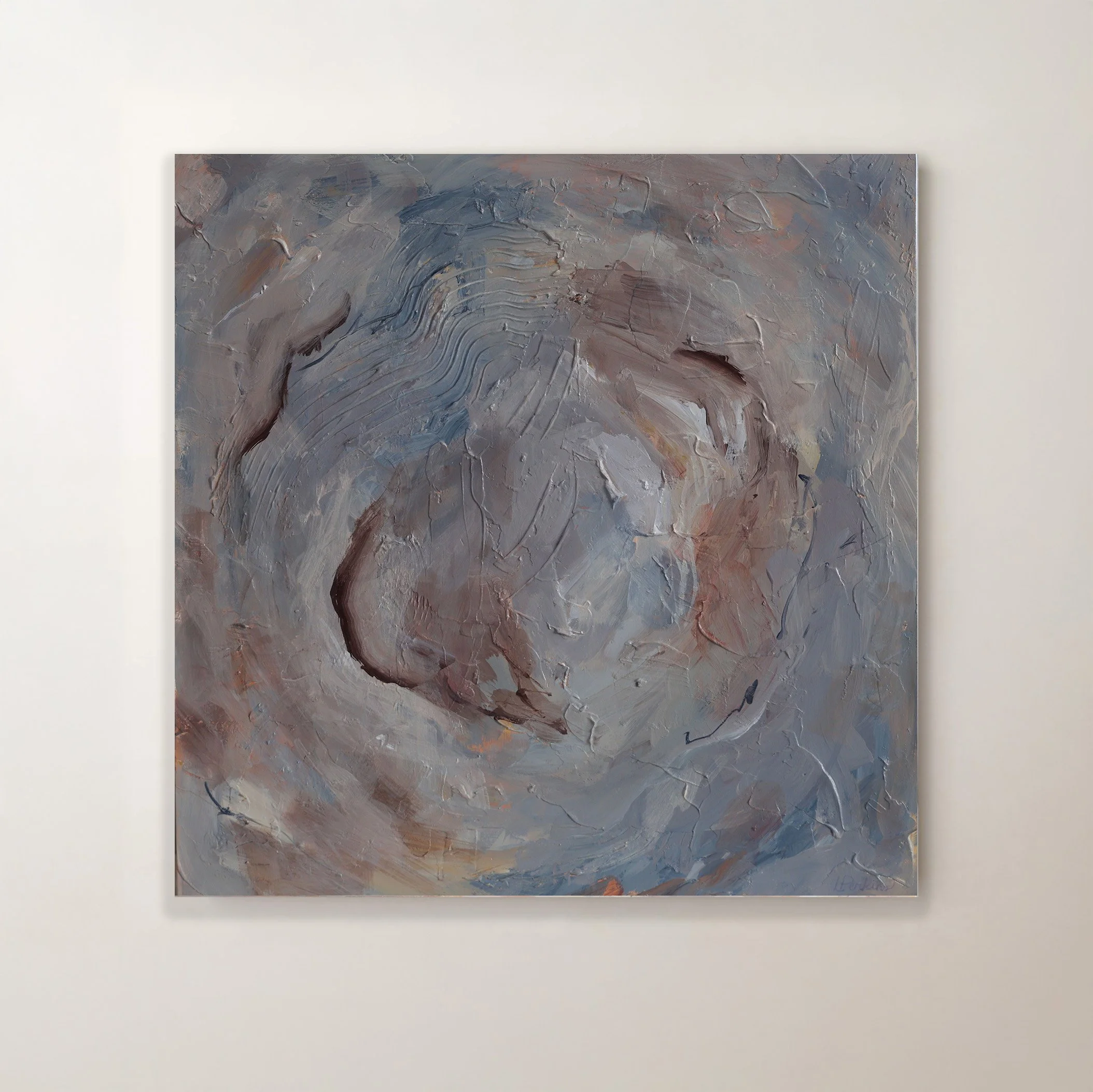 Find Calm 16" x 16" x 1.5" Acrylic On Birchwood Panel