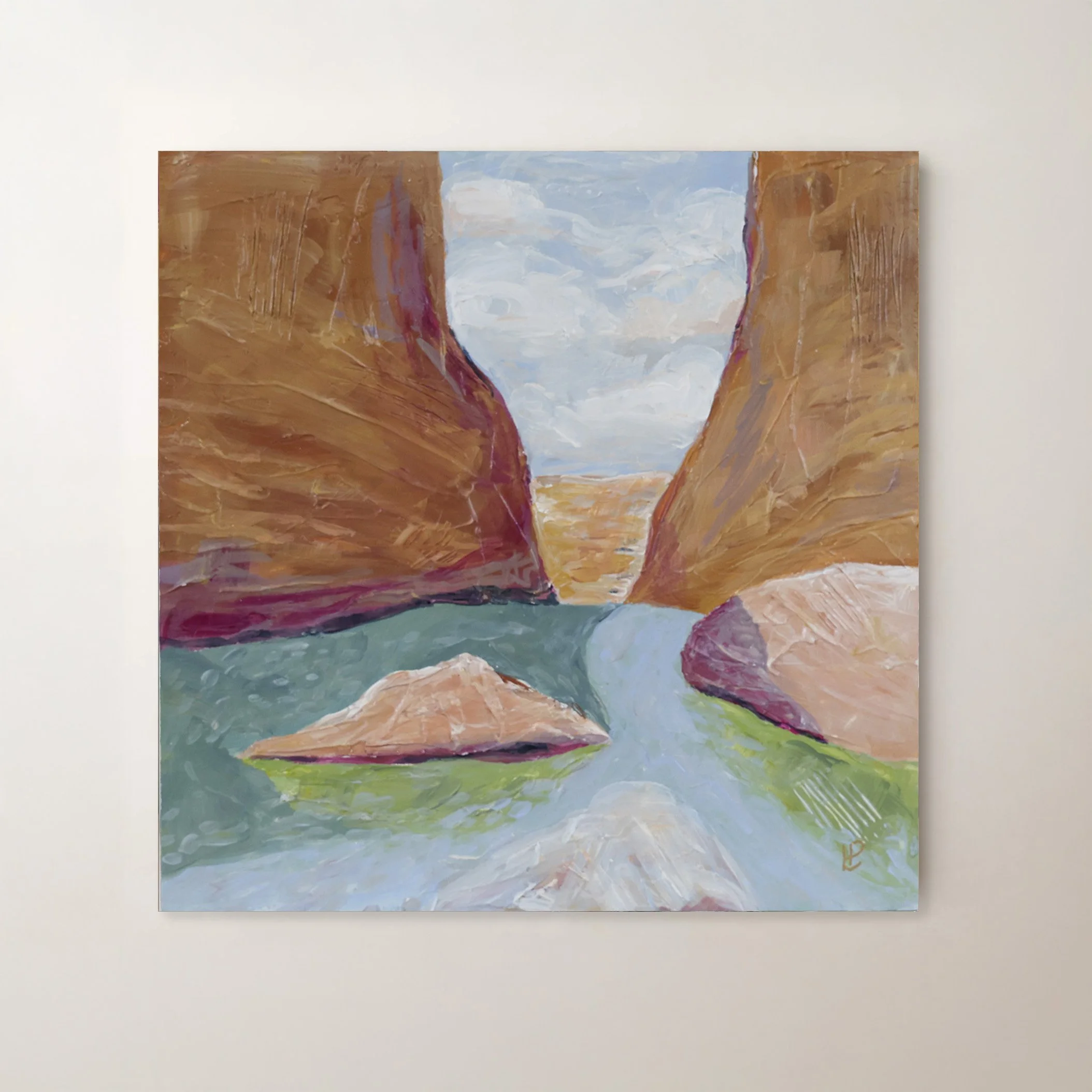 Santa Elena Canyon No. 2 12" x 12" x 1.5"