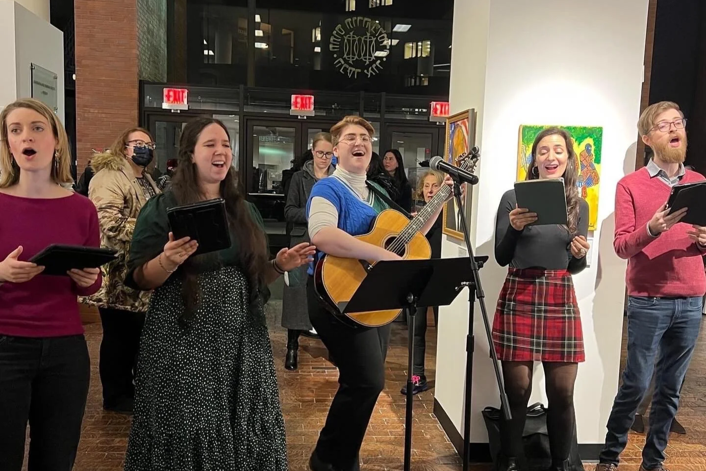 Sharing the Social Justice medley I arranged for my recital to honor the opening of the Tzedek Box art exhibition at HUC-JIR New York