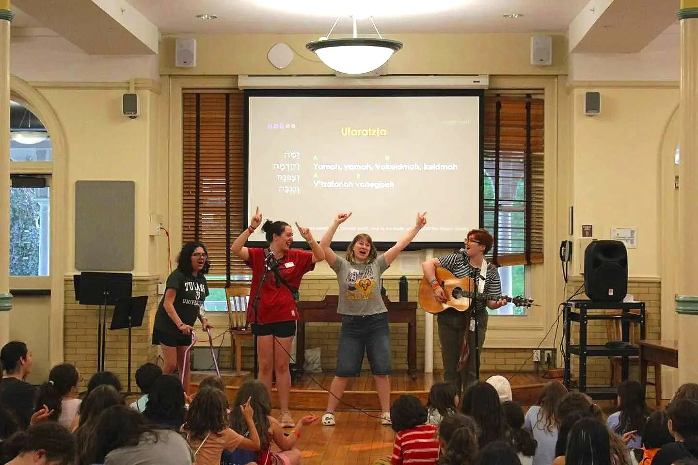 Song session with the staff song leaders at URJ Creative Arts Academy, 2026