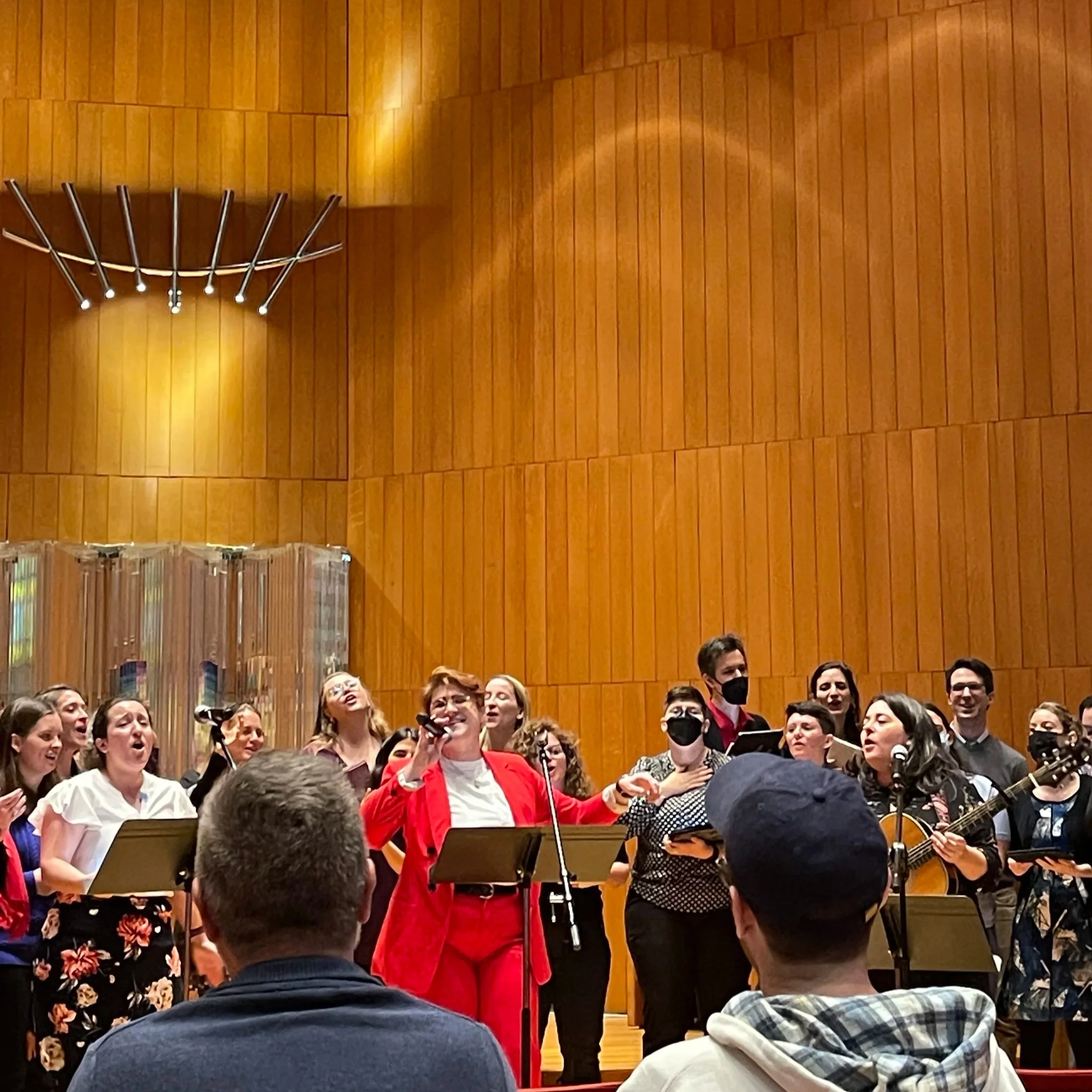 Senior Recital at HUC-JIR NY, singing with Elana Arian
