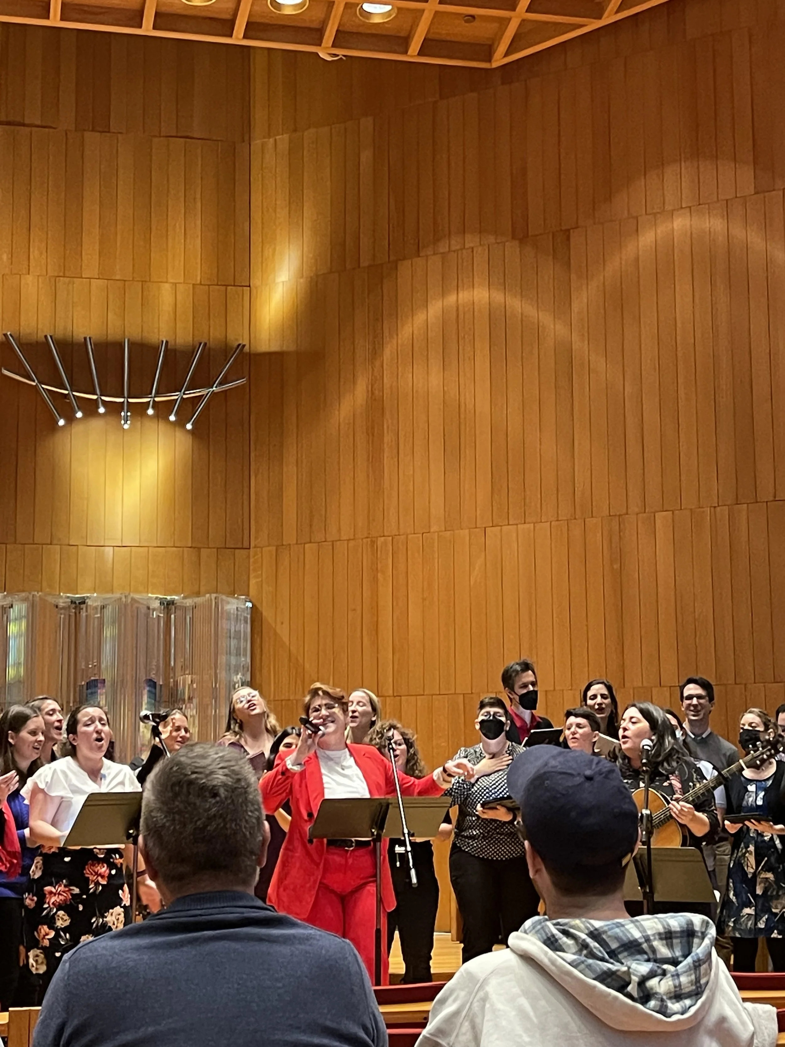 Senior Recital at HUC-JIR NY, singing with Elana Arian