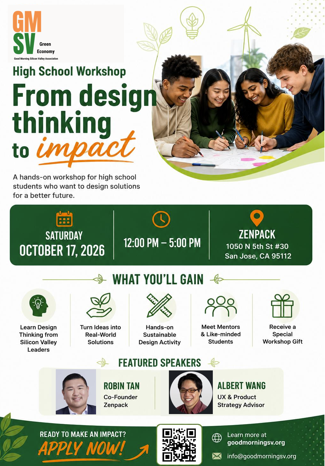 High School Workshop - From Design Thinking to Impact