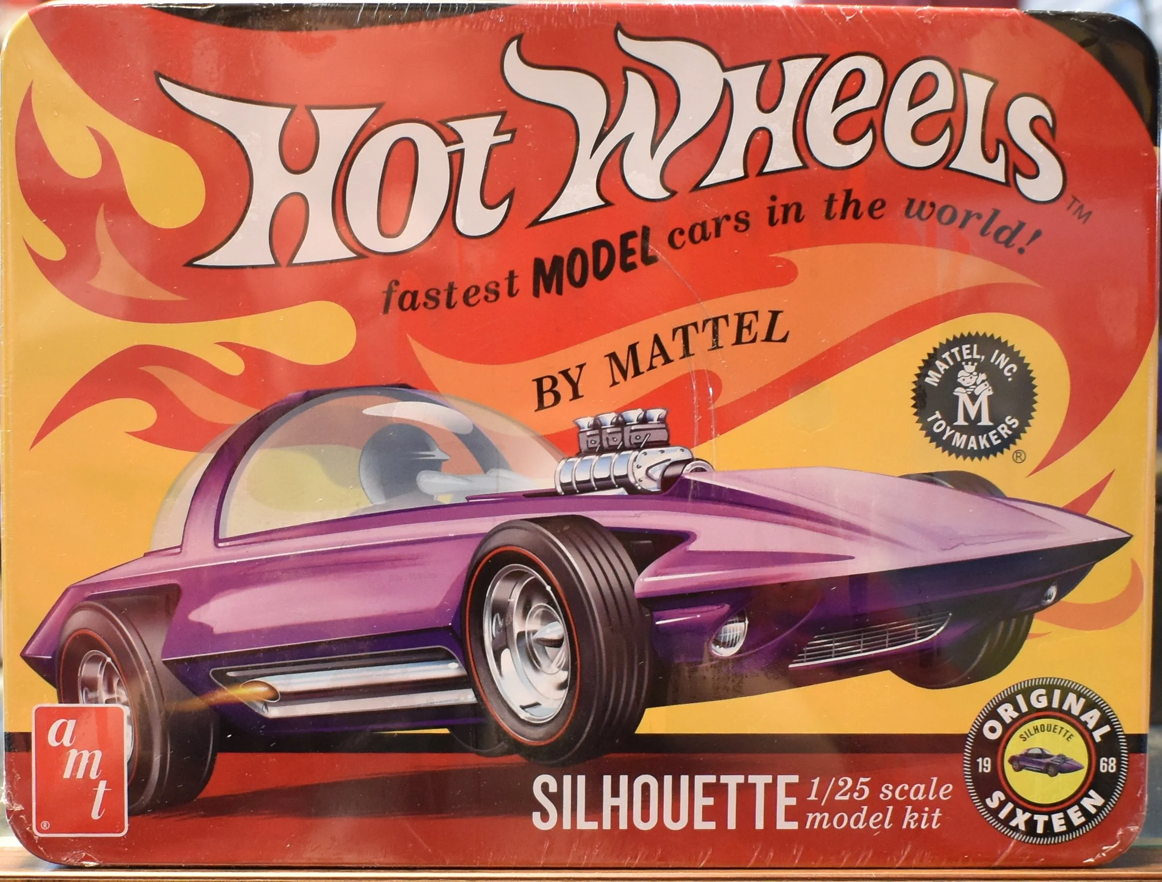 AMT 1/25 Hot Wheels edition Silhouette w/tin