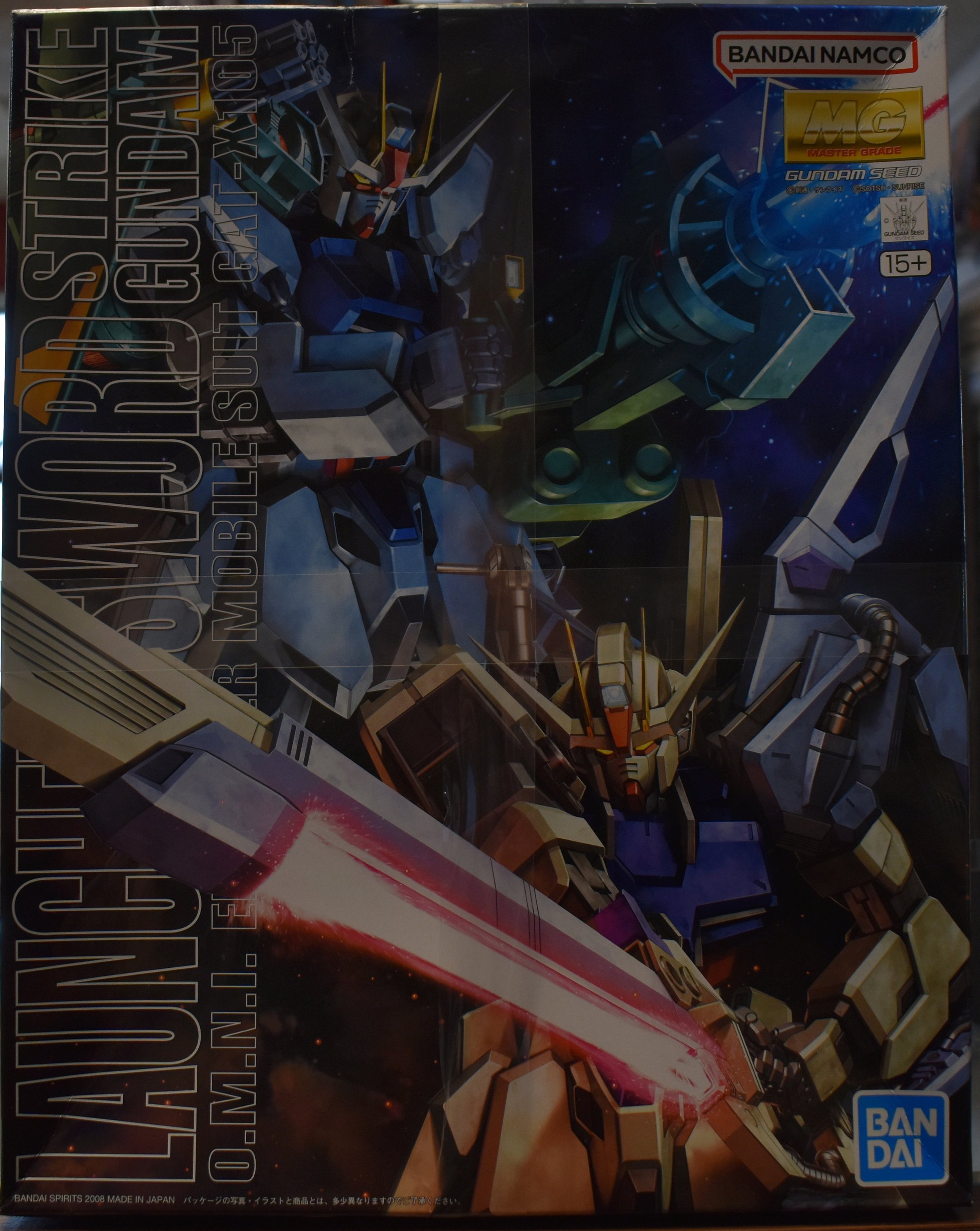 Bandai MG GAT-X105 Launcher Sword Strike Gundam